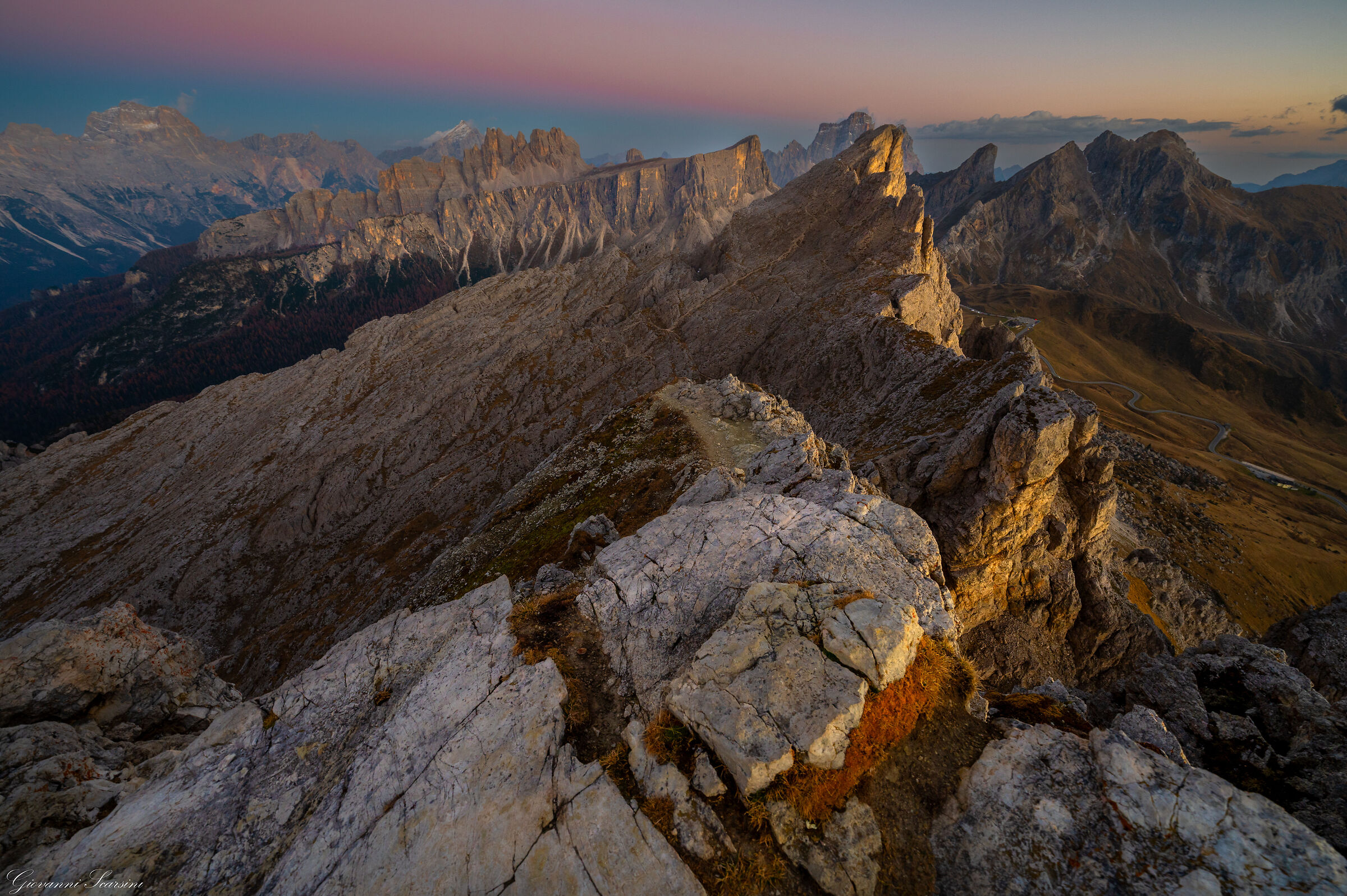 La magia dei colori al tramonto