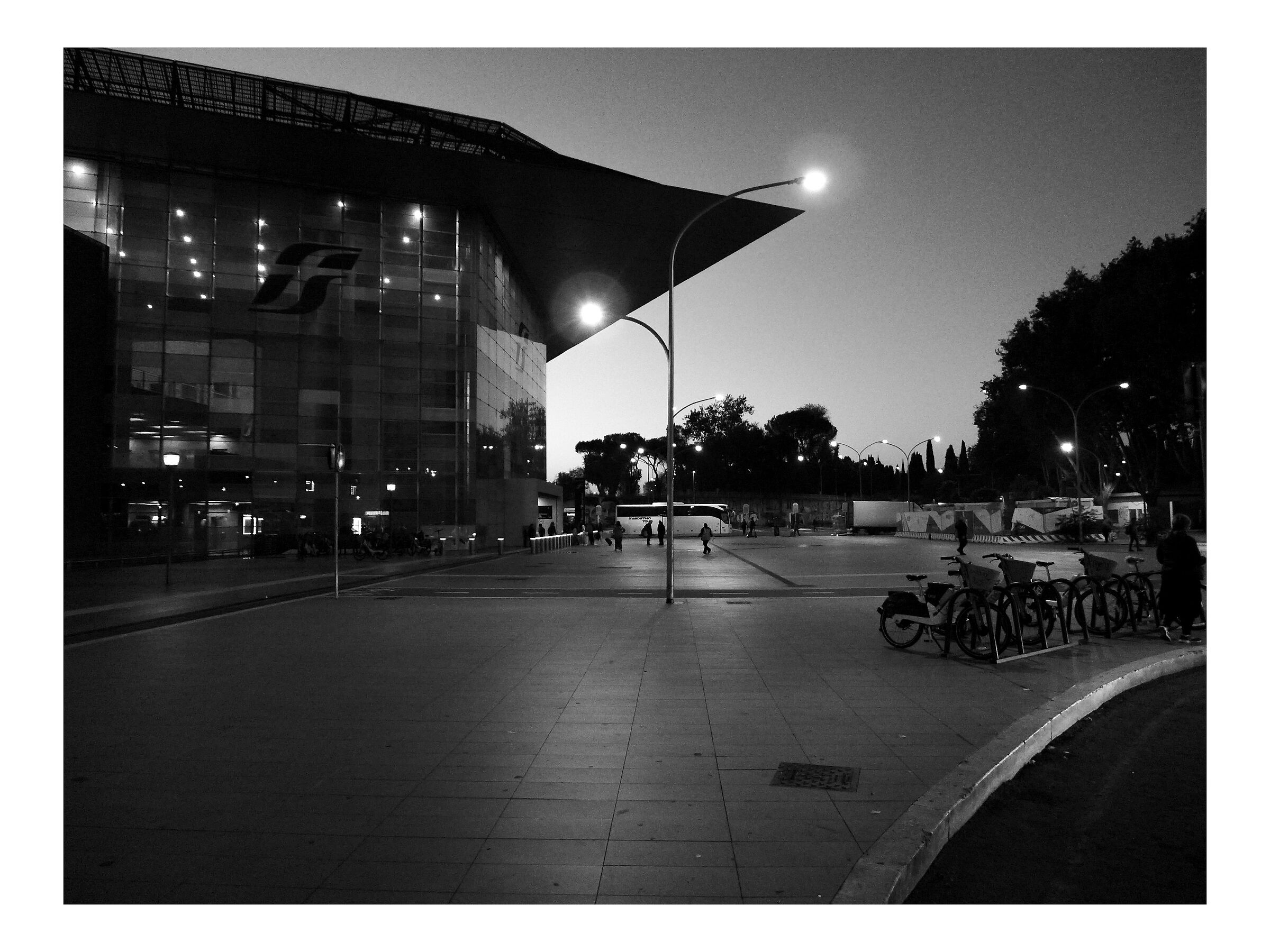Tiburtina before dawn