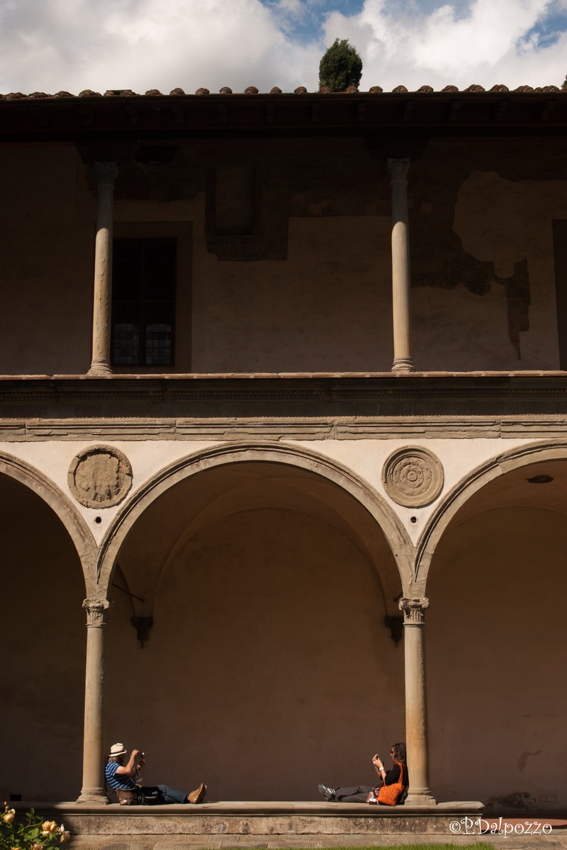 Florence, cloister of Santa Croce