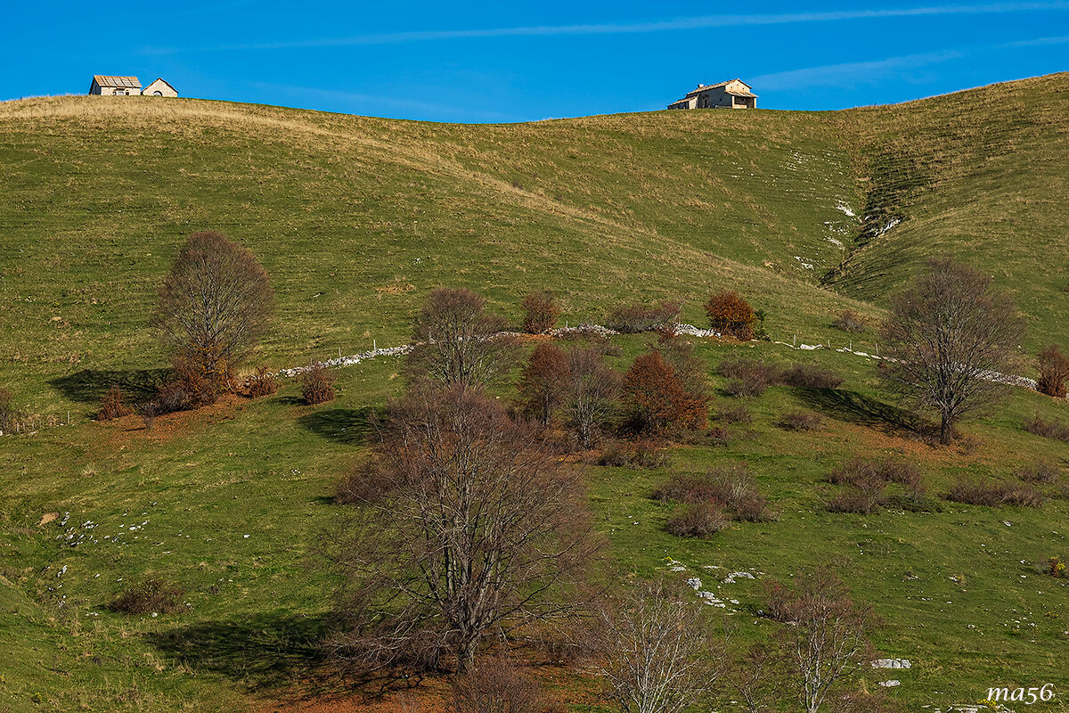 Alpine huts in Lessinia