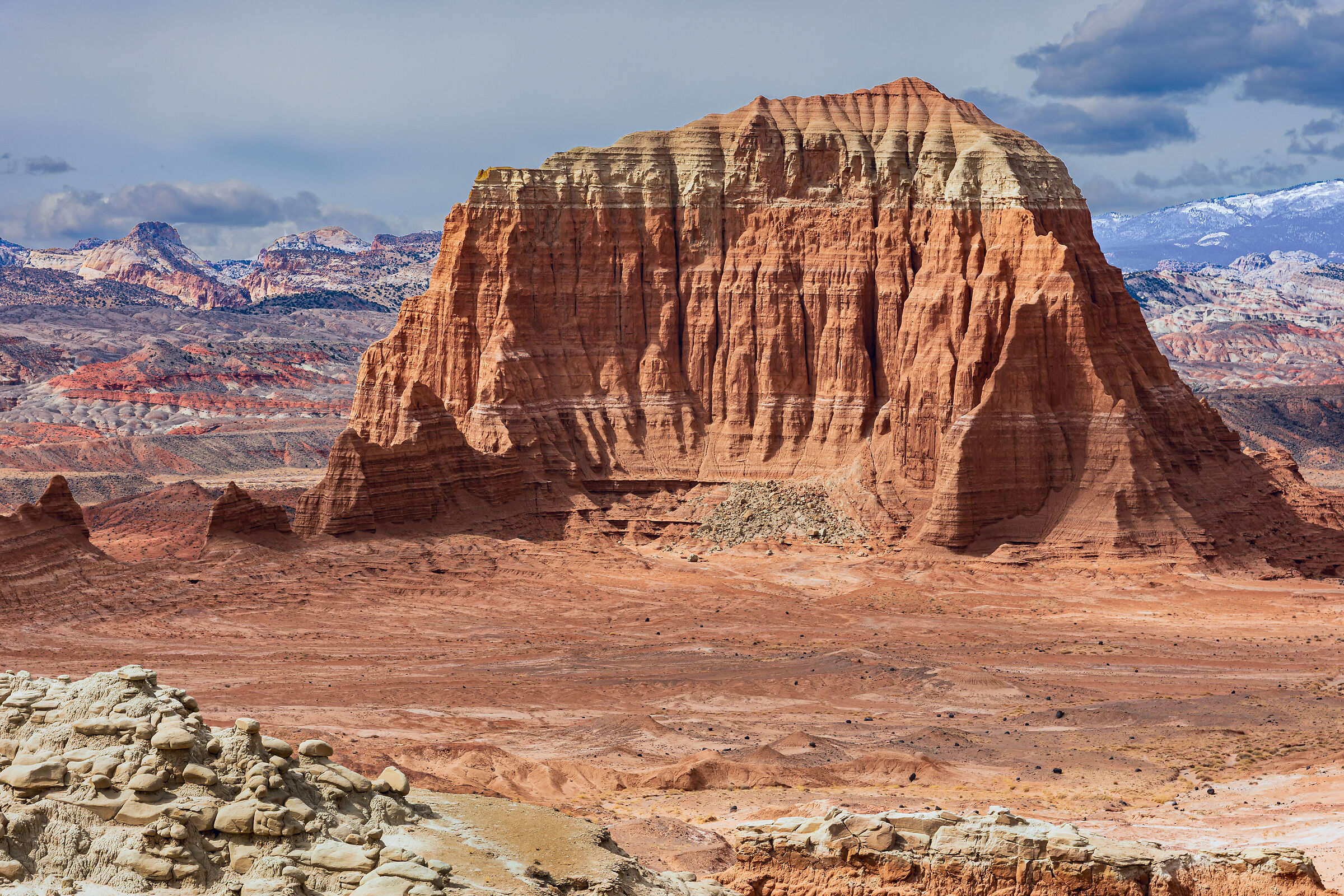 Cathidral Valley. Sandstone