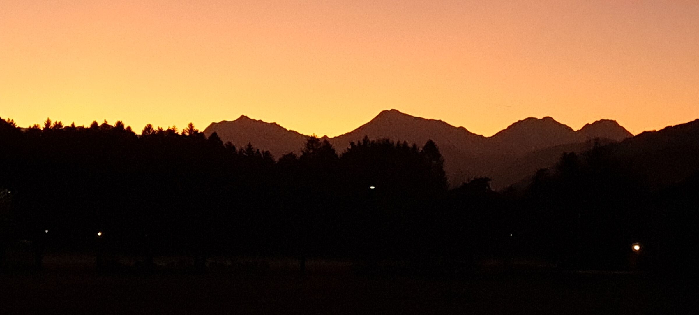 Autumn sunset
