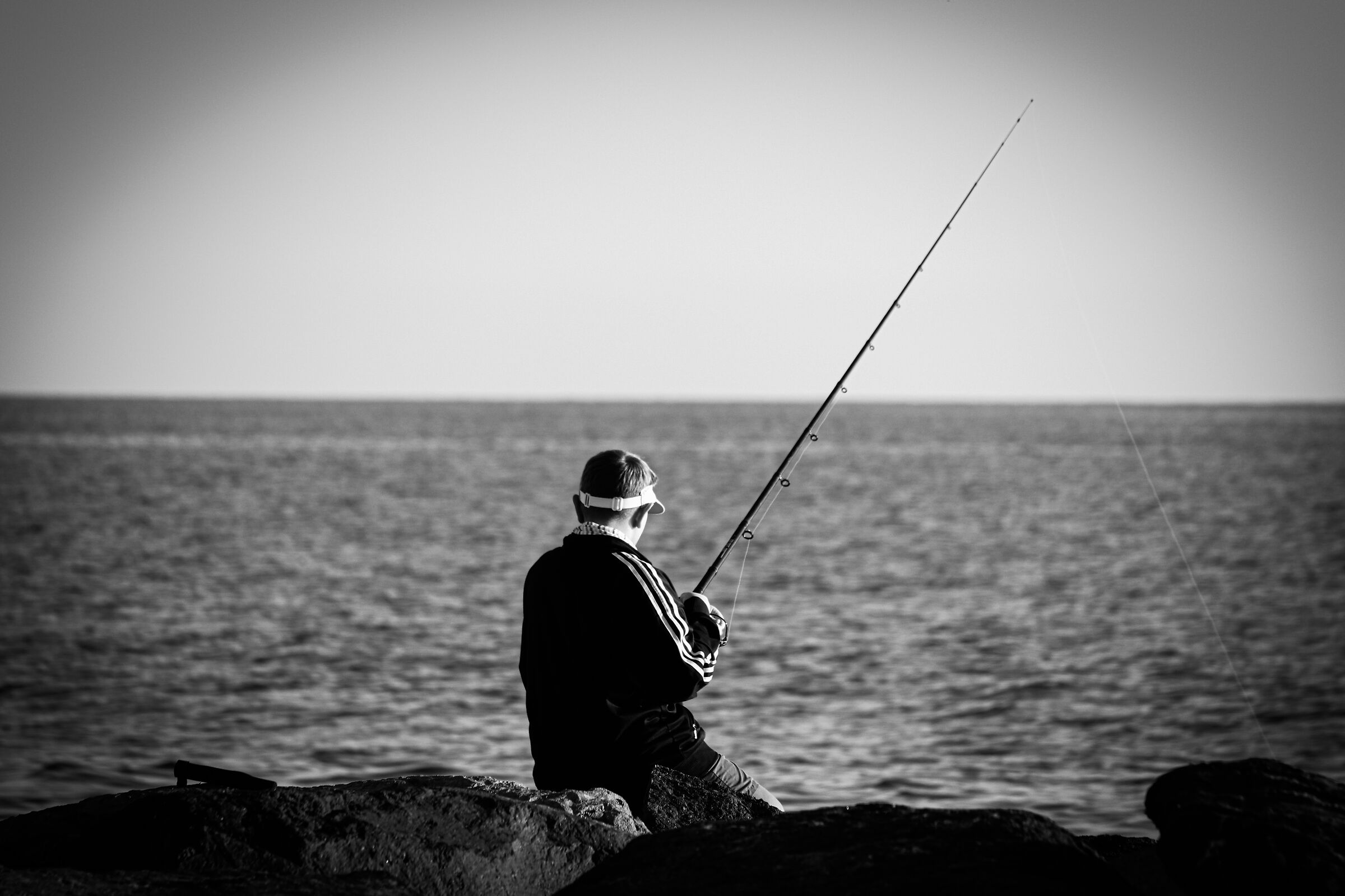 Young fisherman