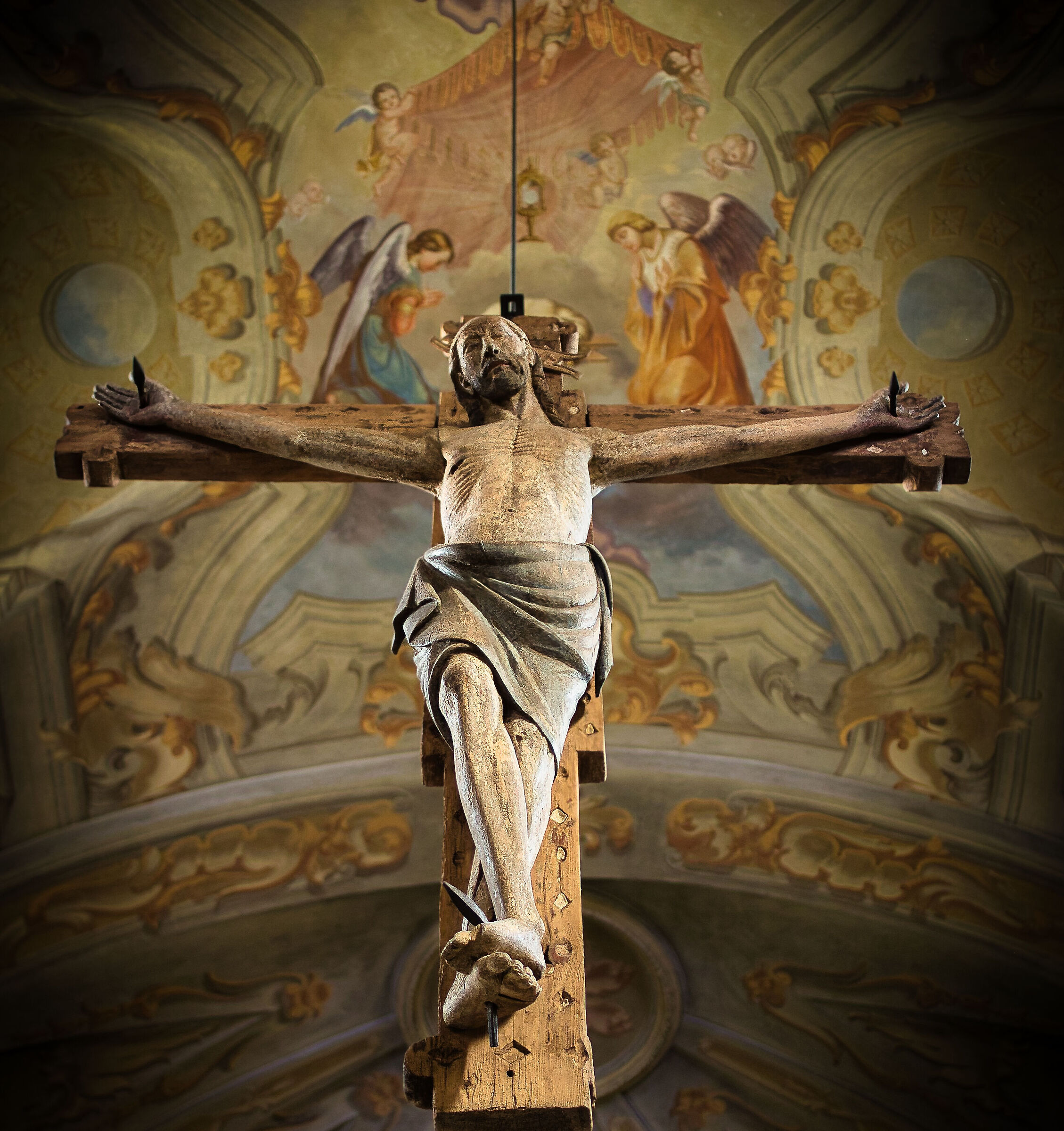 Wooden crucifix