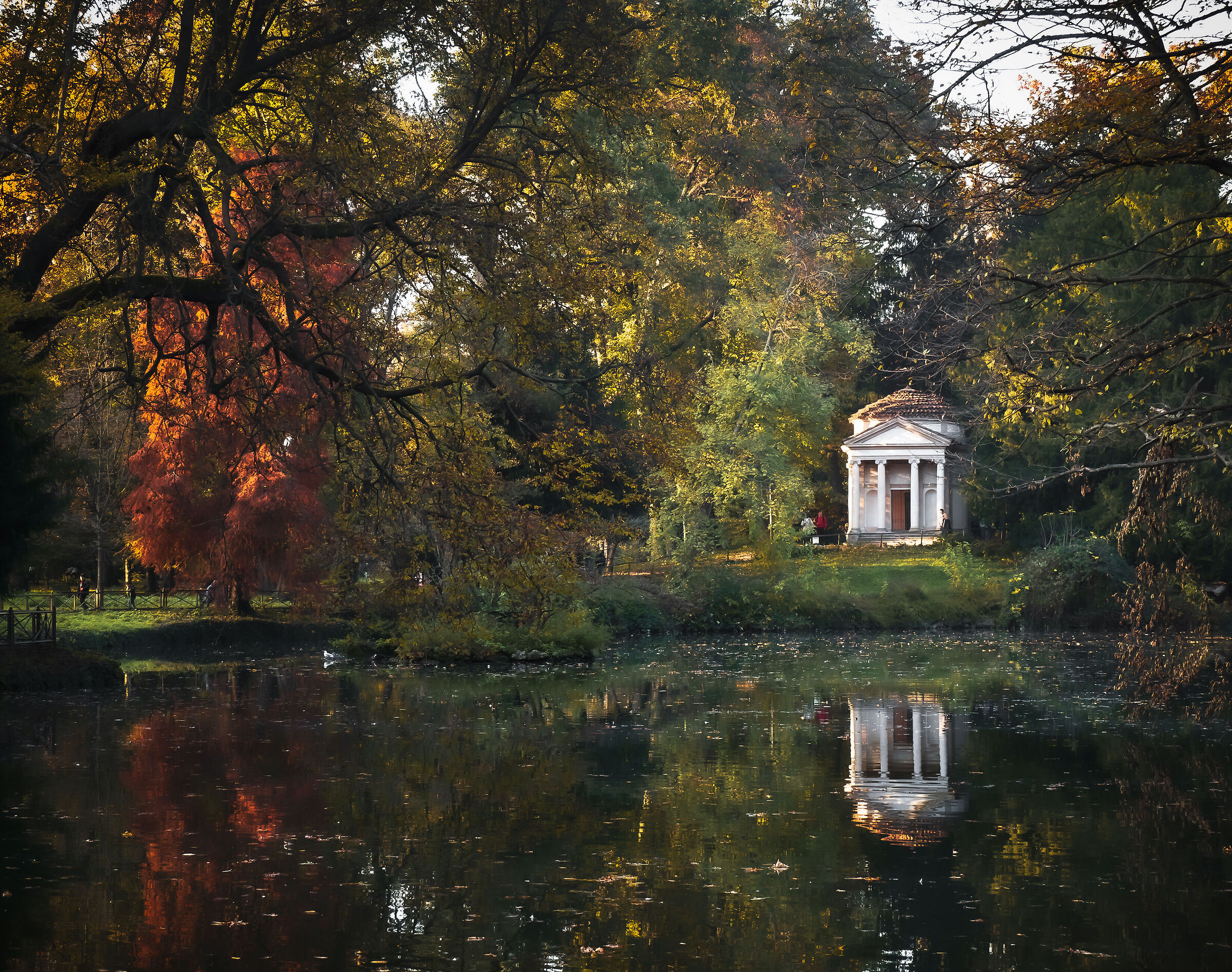 Domenica pomeriggio, novembre, parco