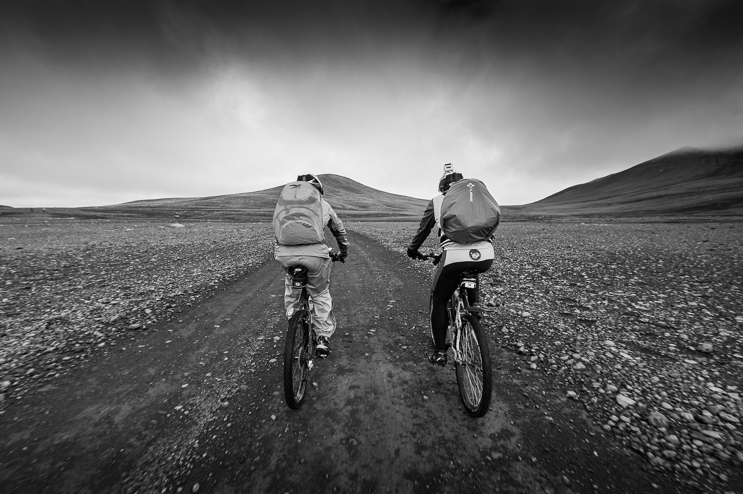 on the road