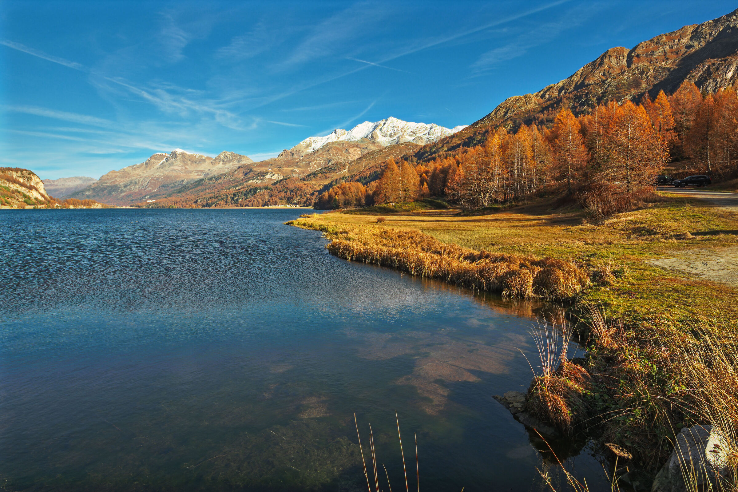 Island, Lake Sils - Switzerland