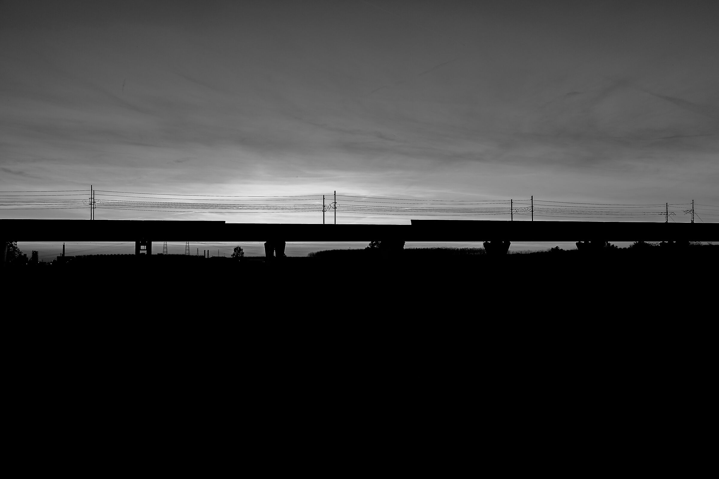 pnti tramonti e bianco e nero...