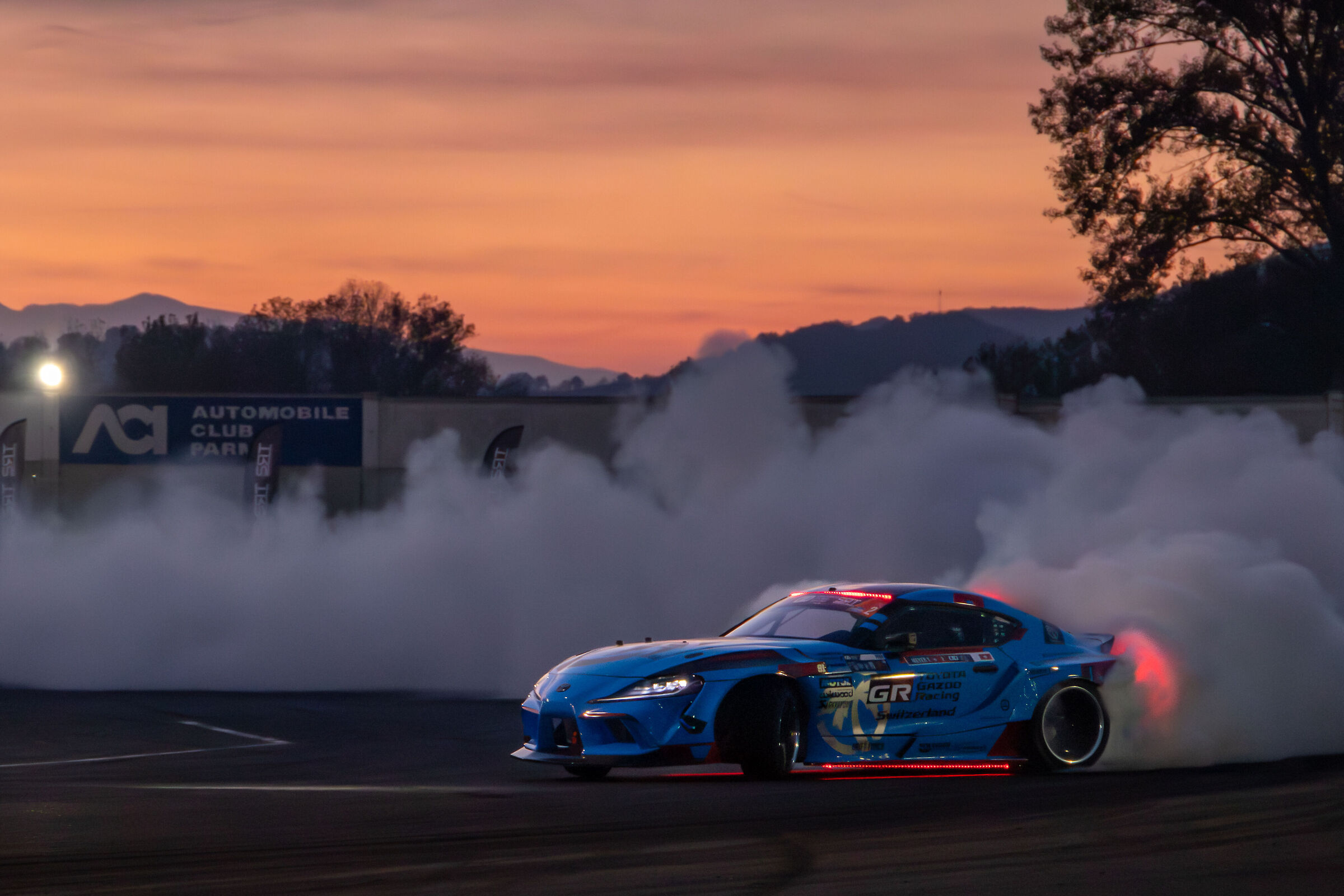 Tramonto al Campionato Italiano Drifting - Varano 2024
