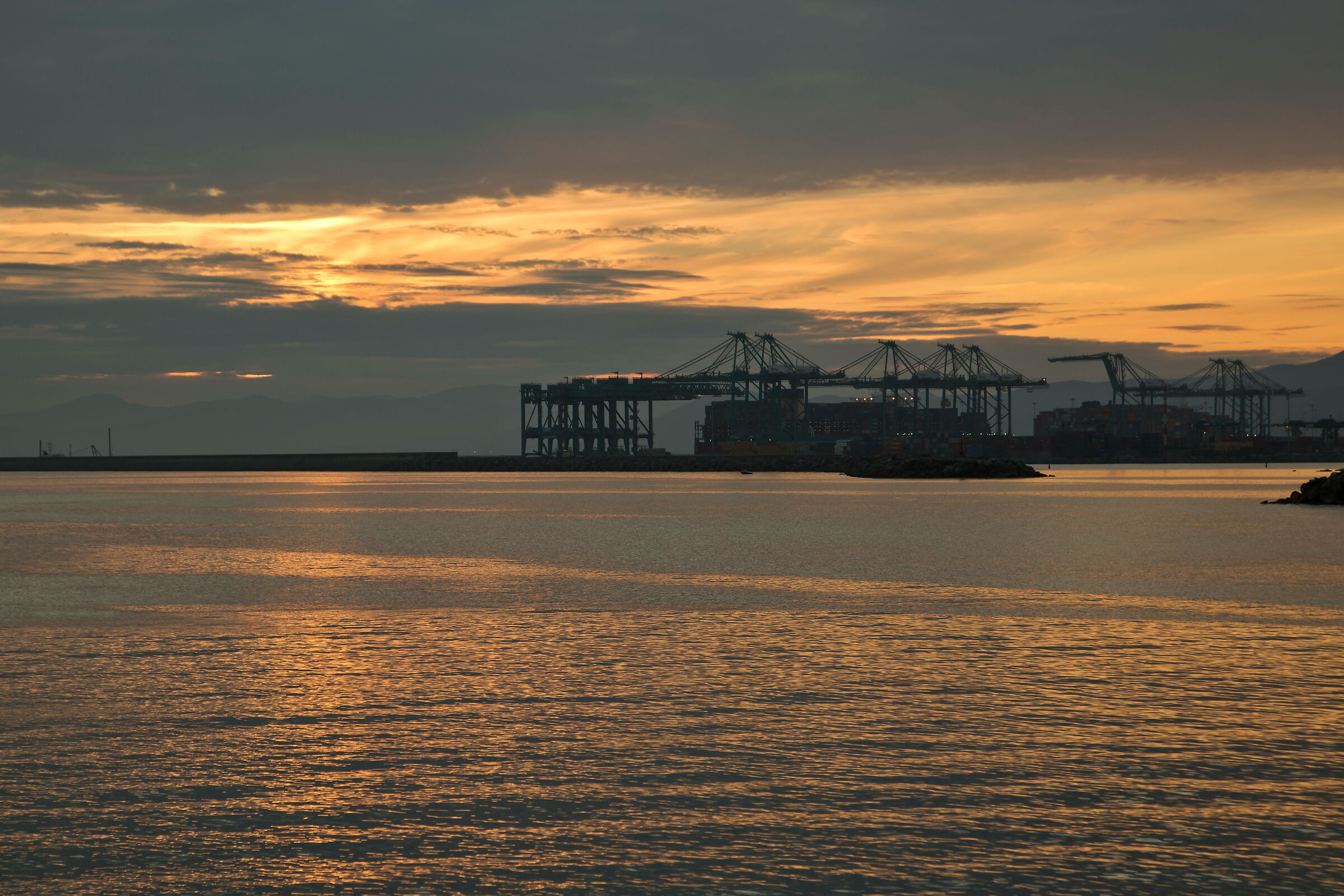 Industrial sunset