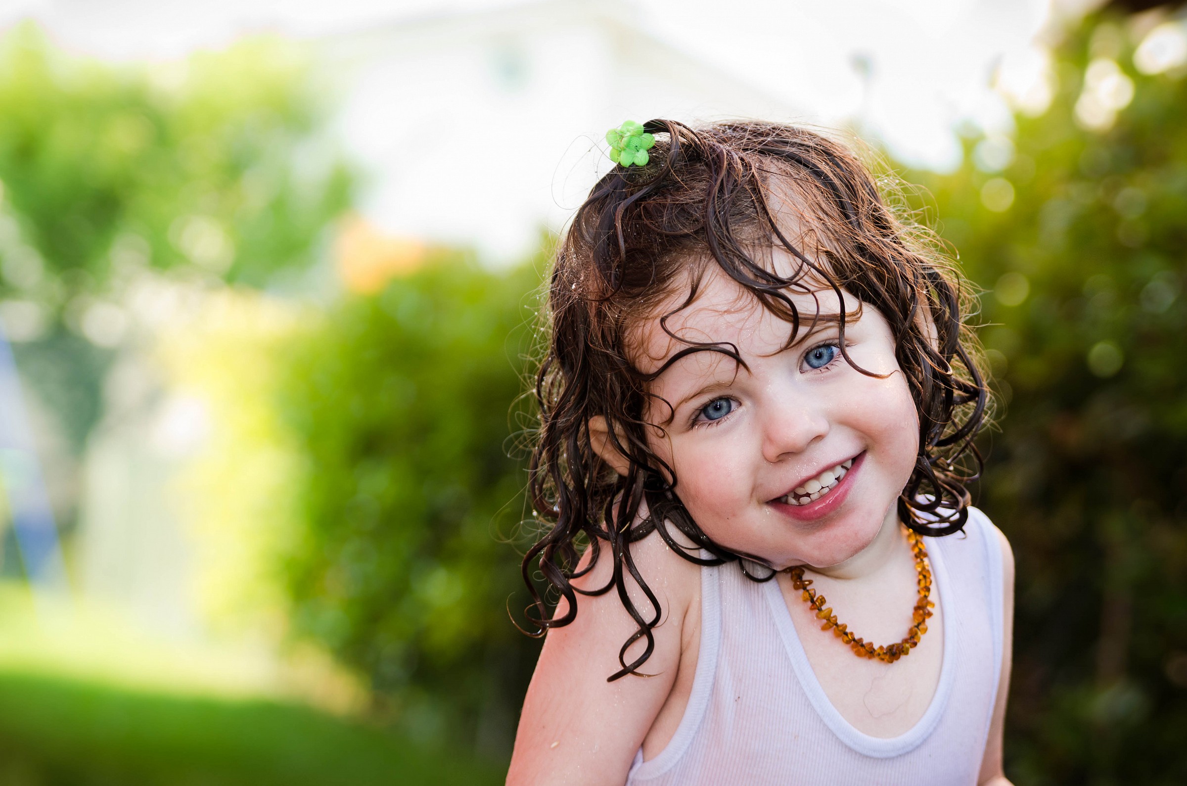 Ho giocato con l'acqua.