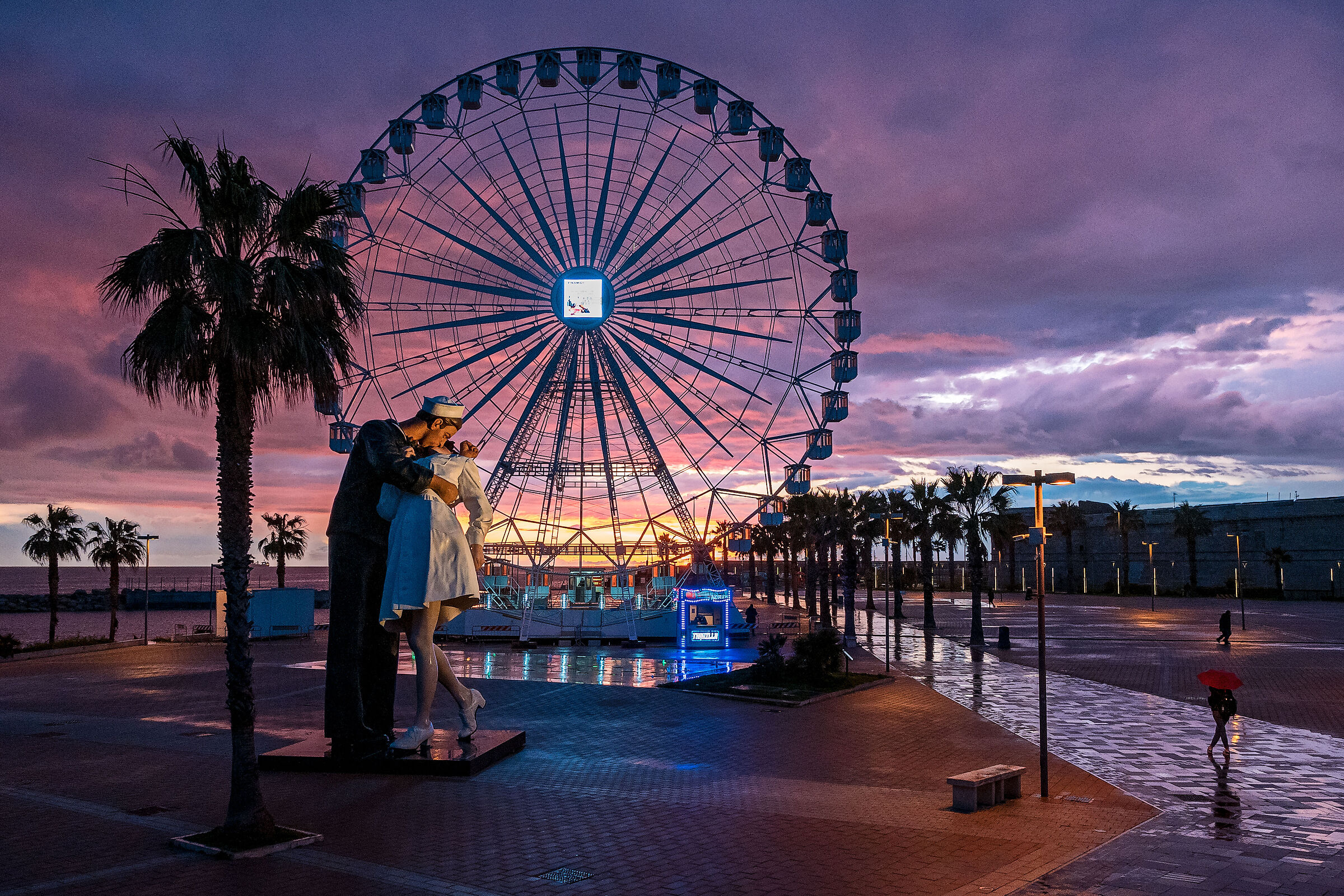 The Kiss at Sunset