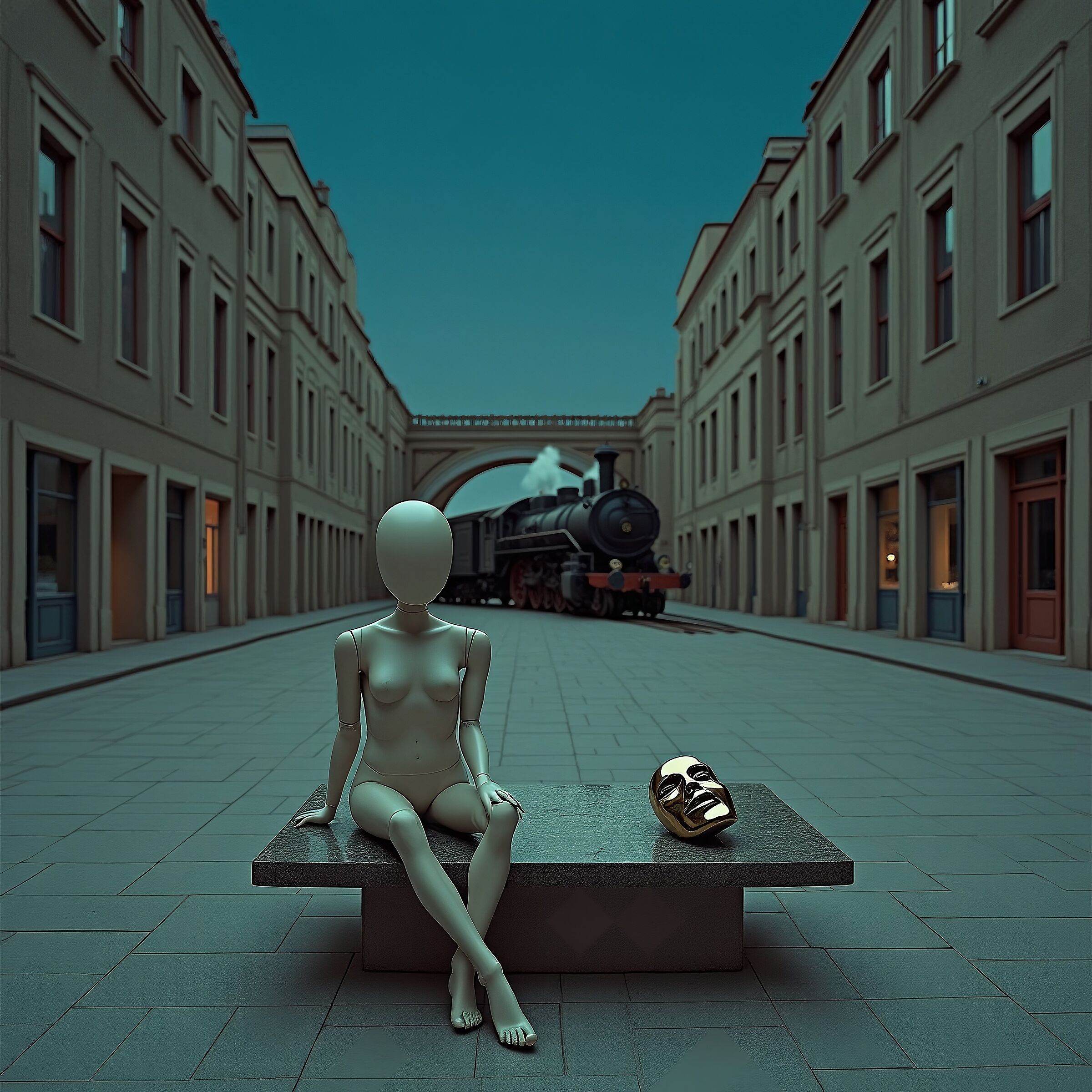 Omaggio a De Chirico n 2