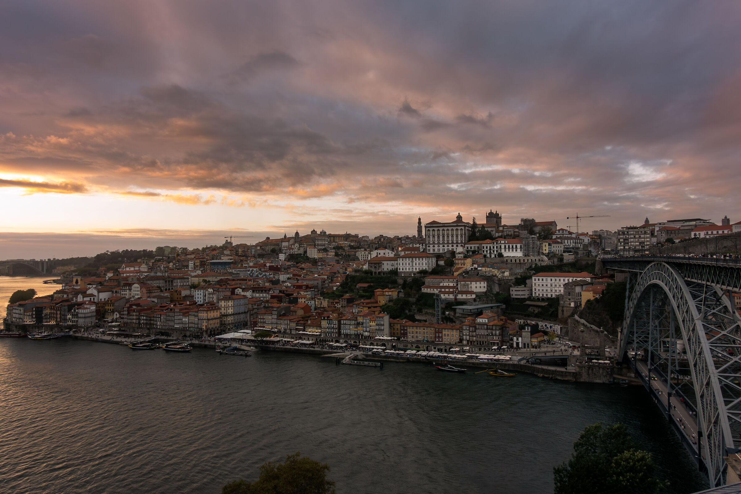 Sunset in Porto