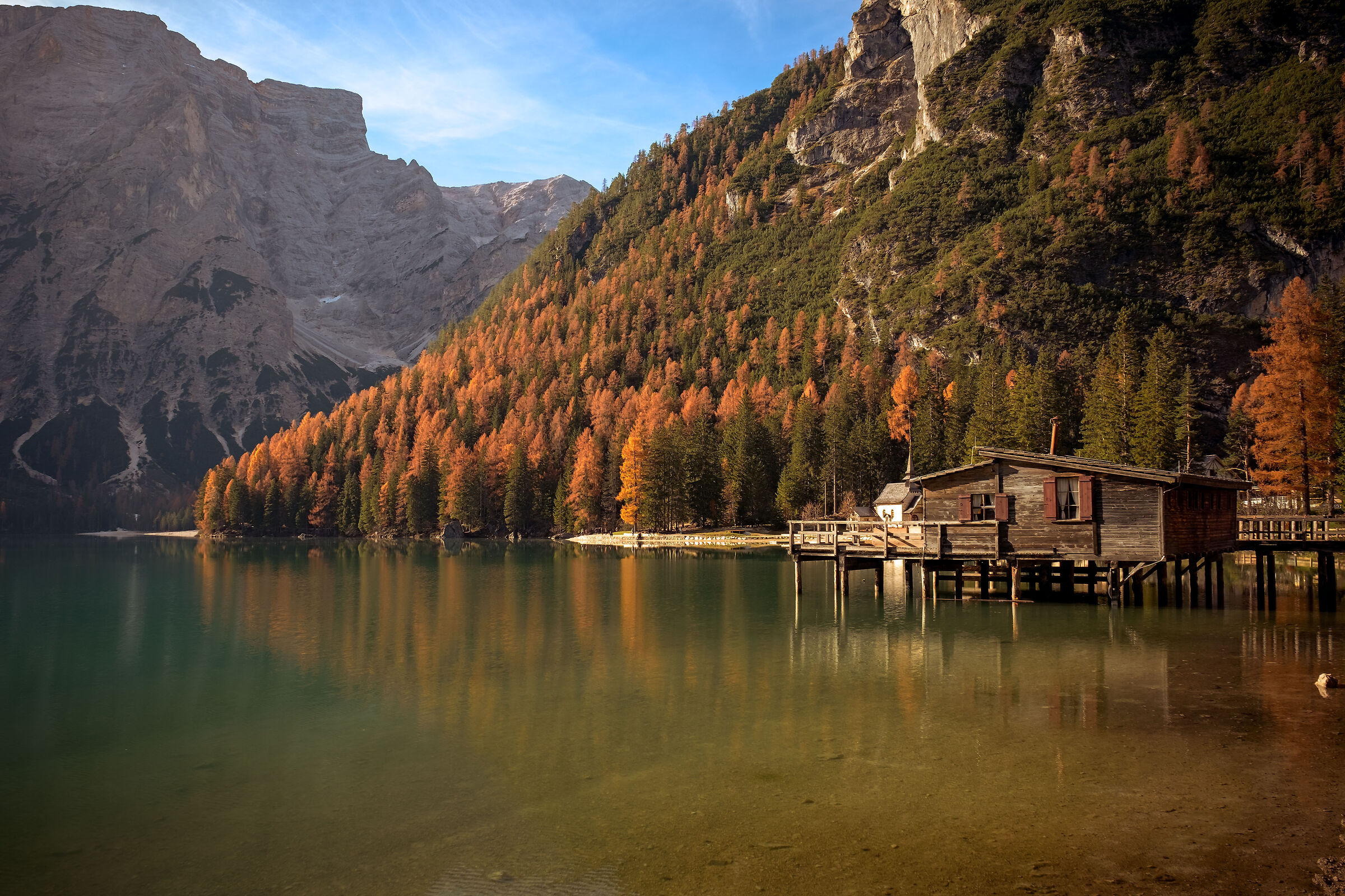 The icon of the lake I