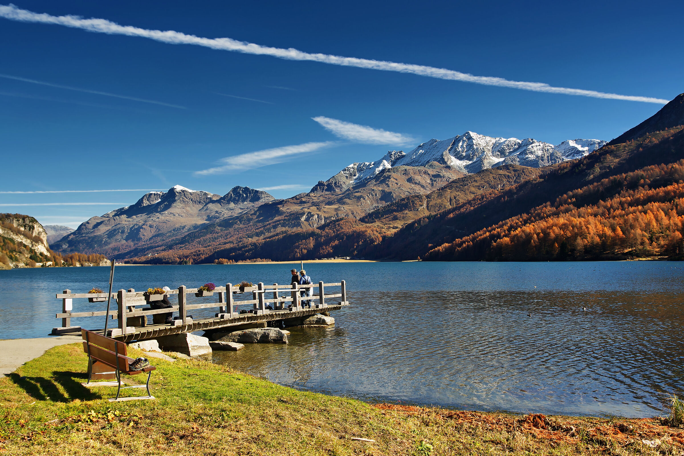 Lake Sils Capolago, Switzerland