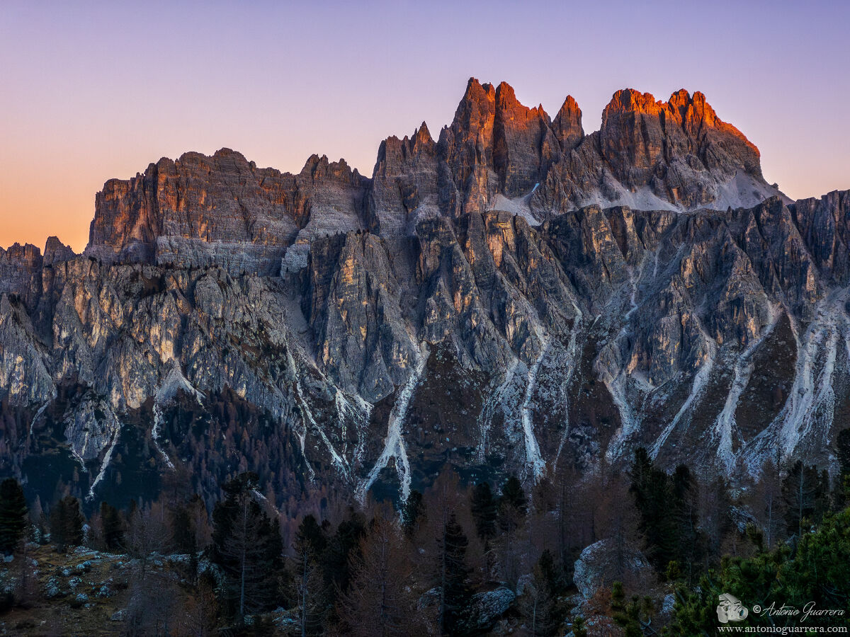 Tramonto dolomitico