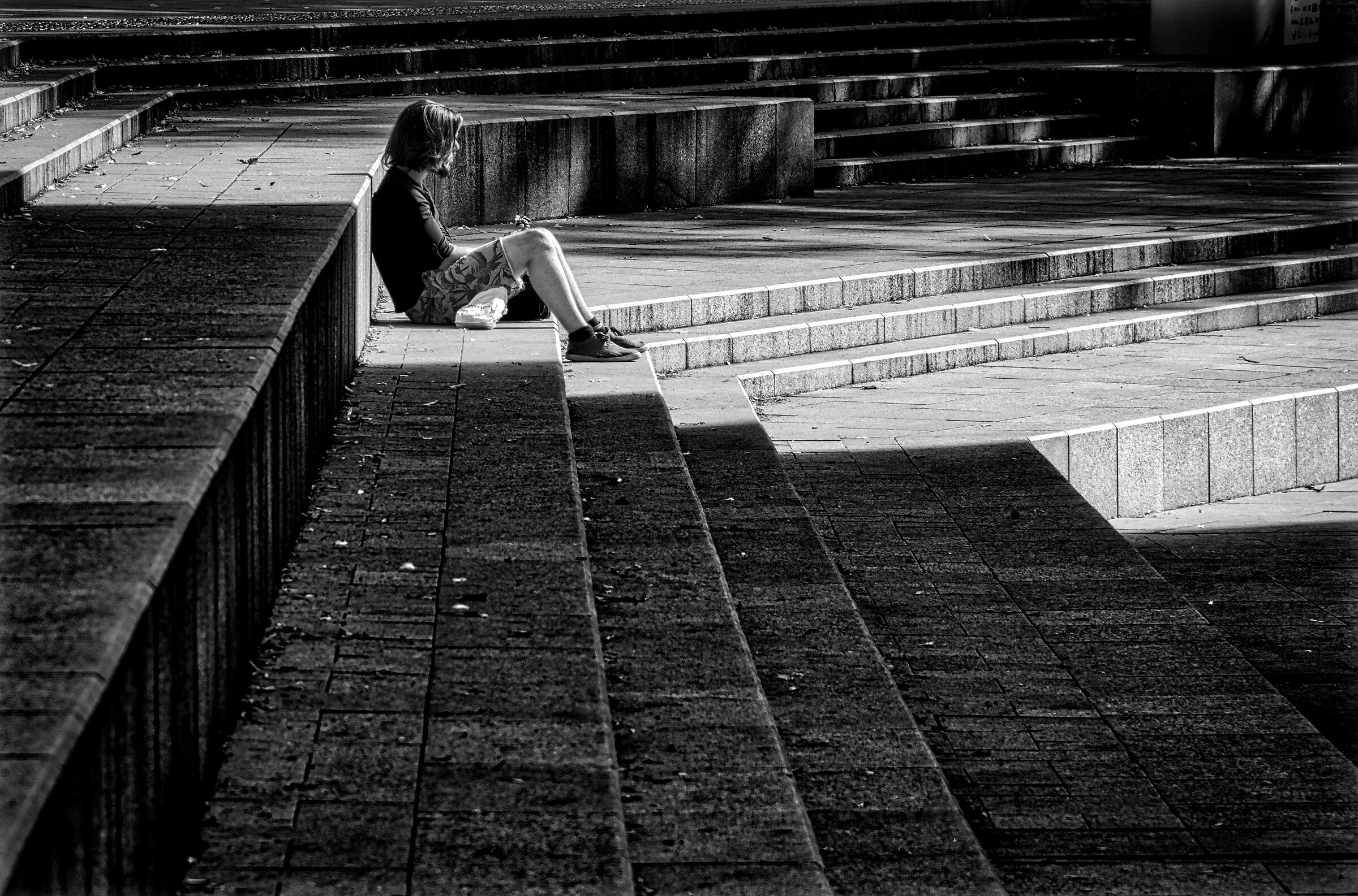 ...trafitto da un raggio di sole...