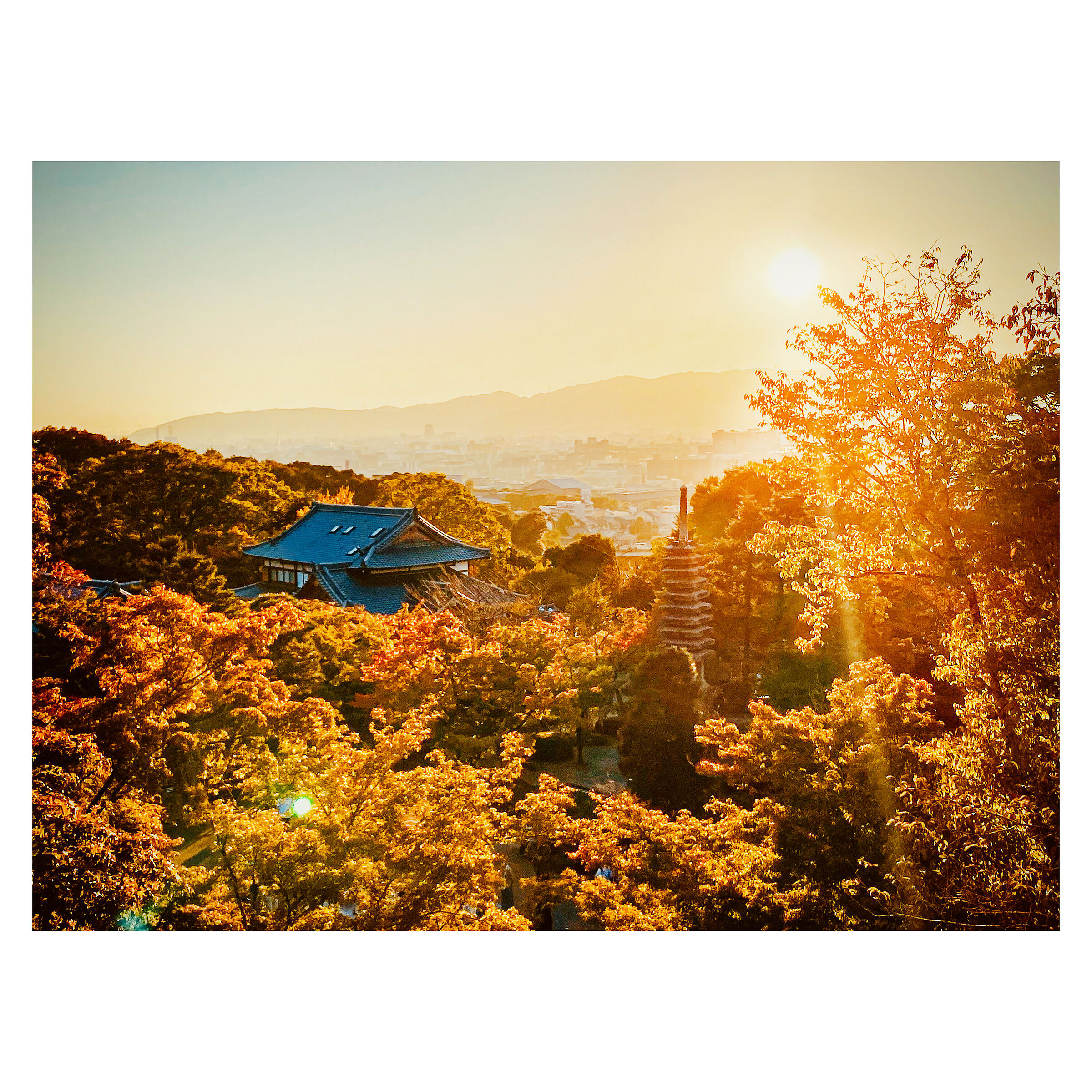 Tramonto su Kyoto