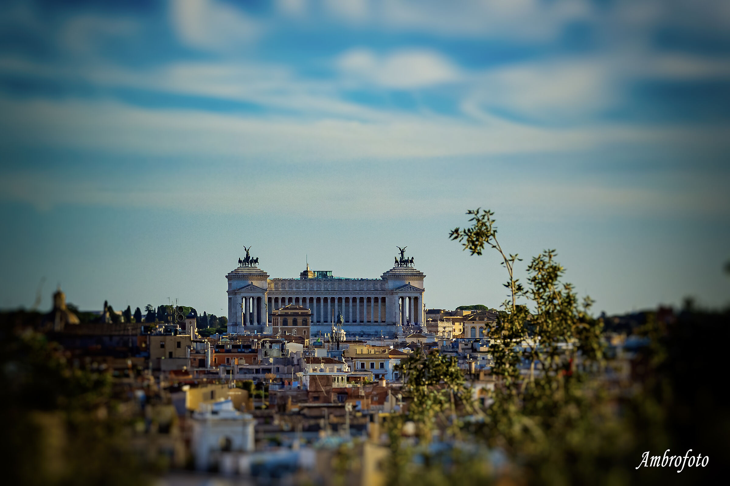 Altare della patria dal Pincio
