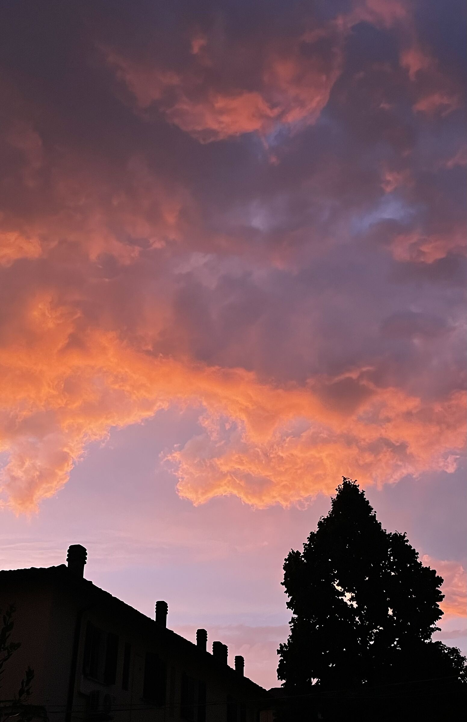 Tramonto dopo la pioggia