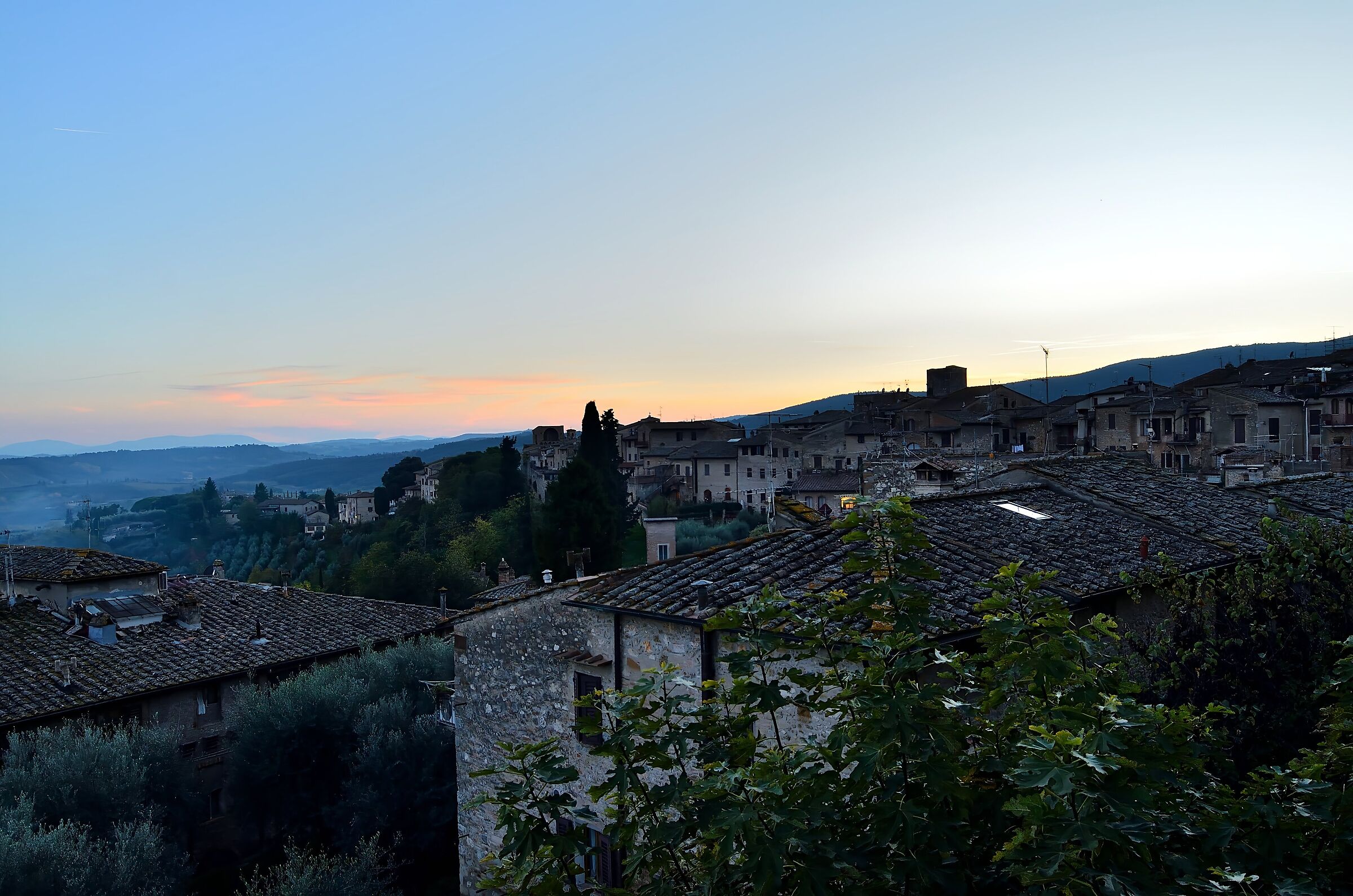 Sunset San Gimignano