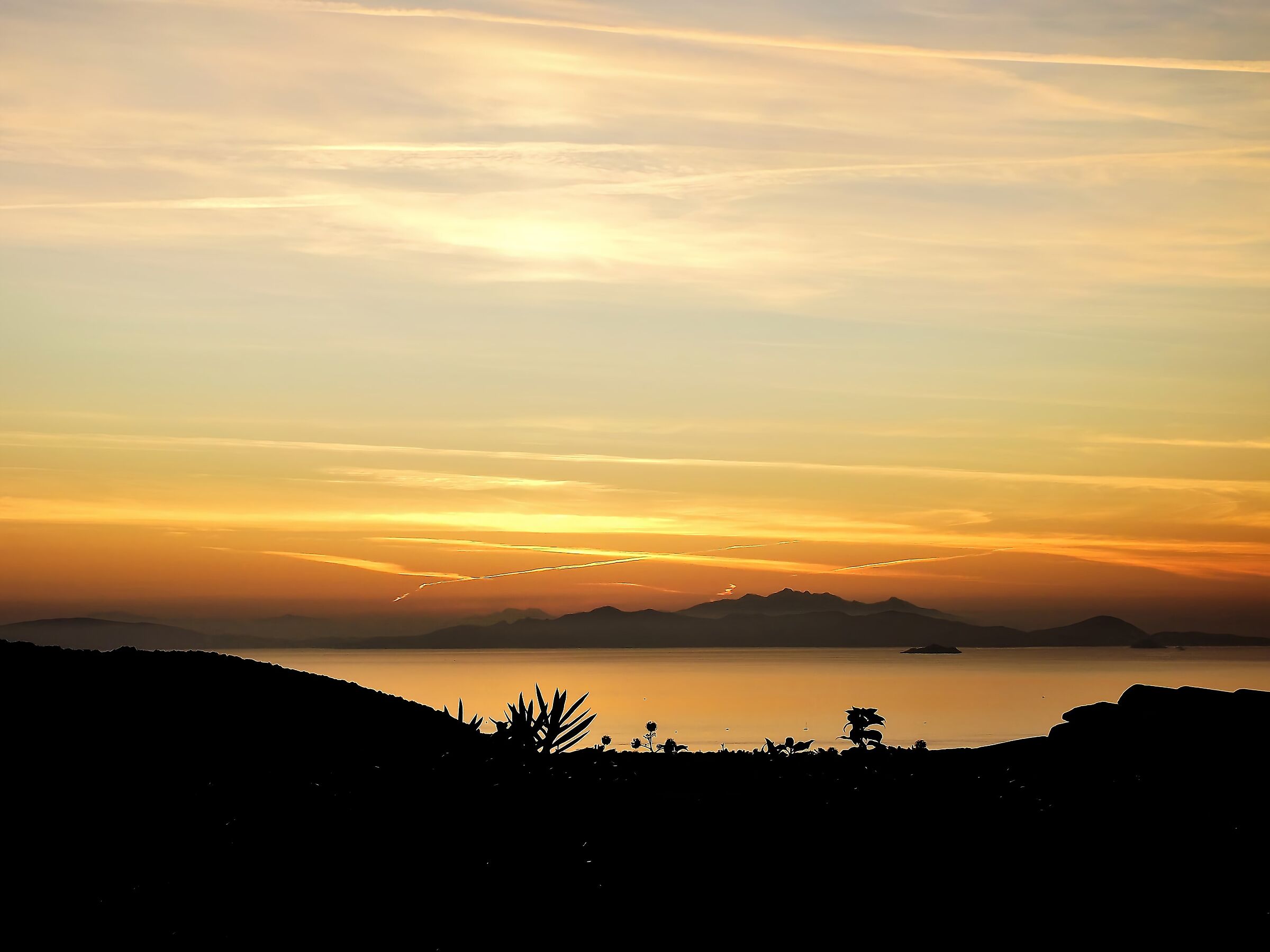 Sunset, from Scarlino