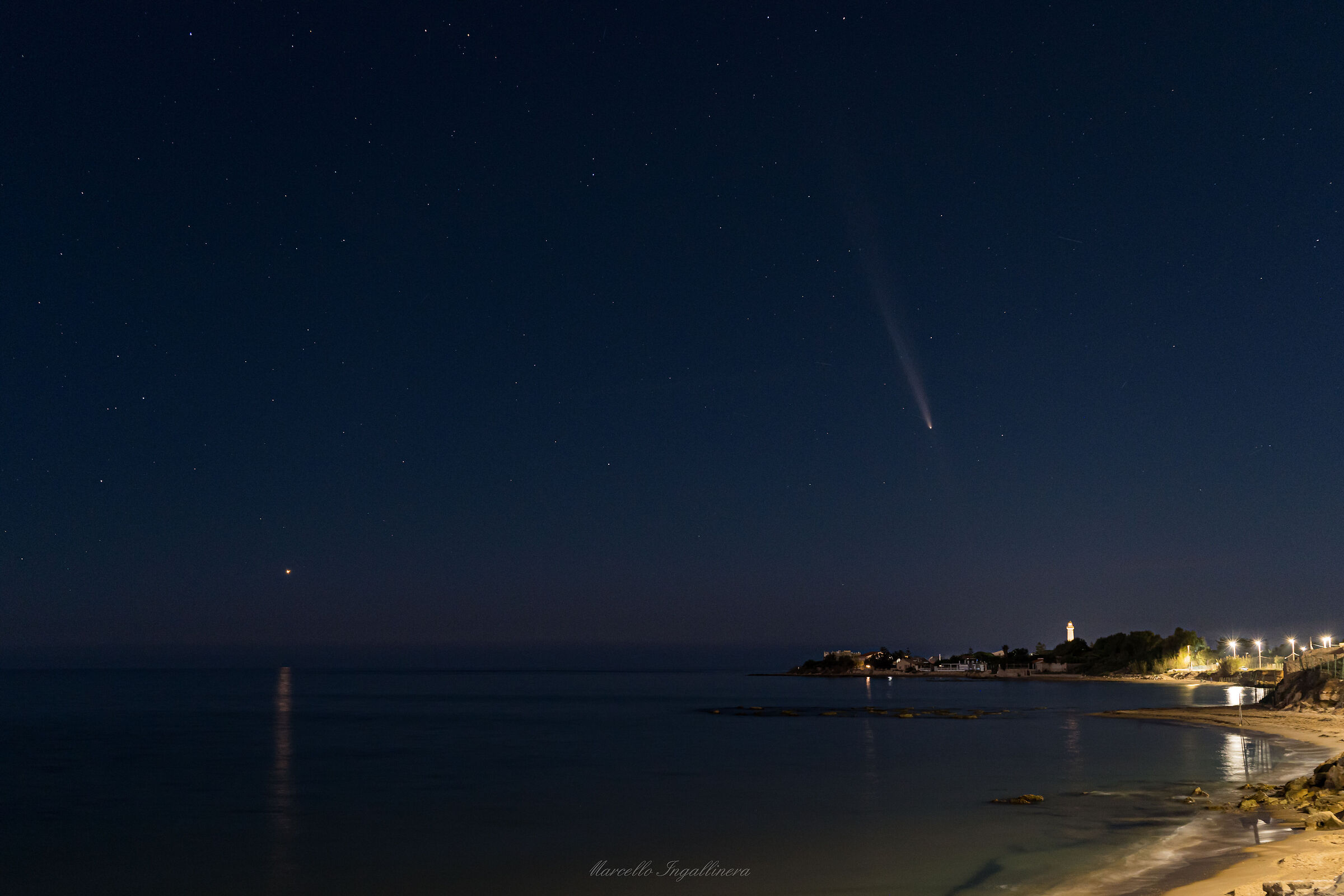 Comet of the century + Venus