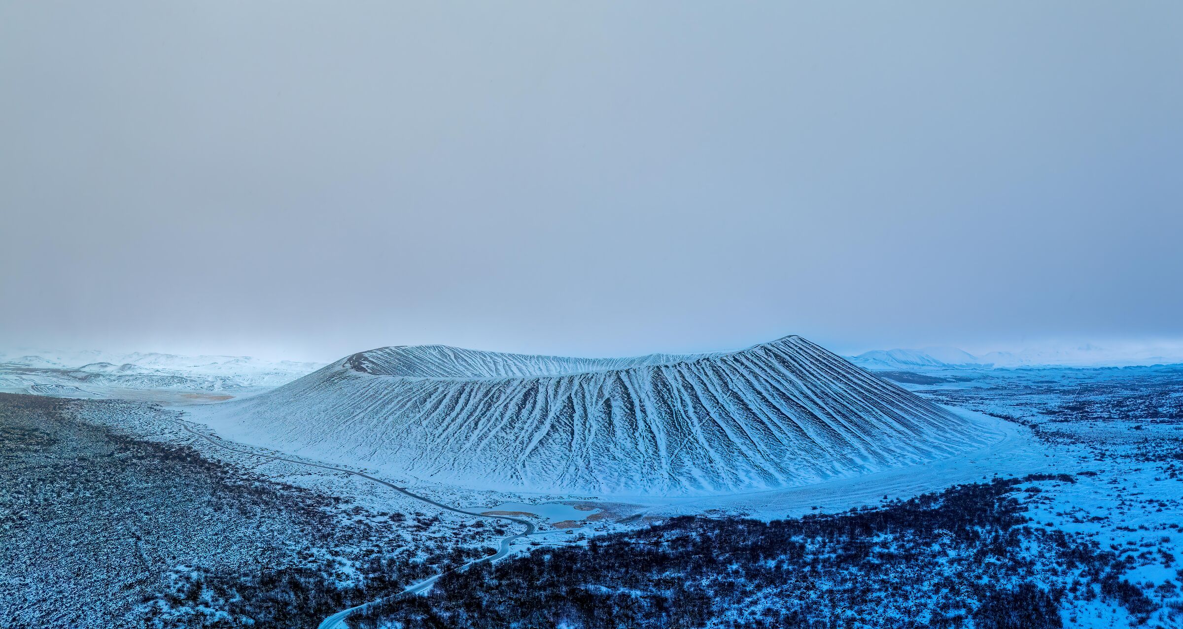 Hverfjall crater