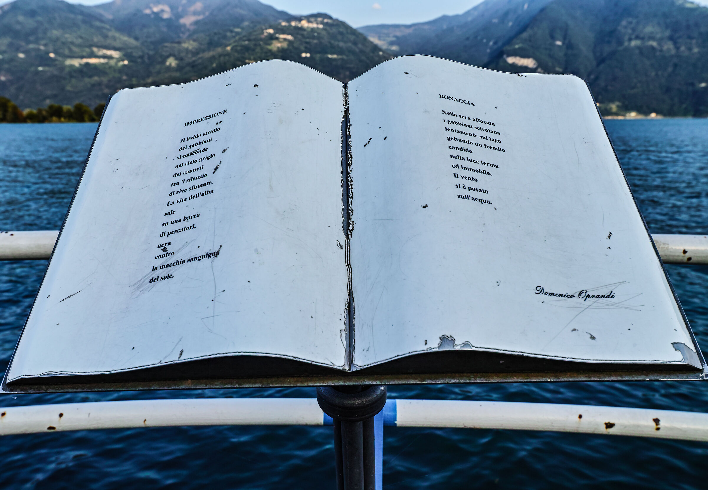 Words and water rinse.