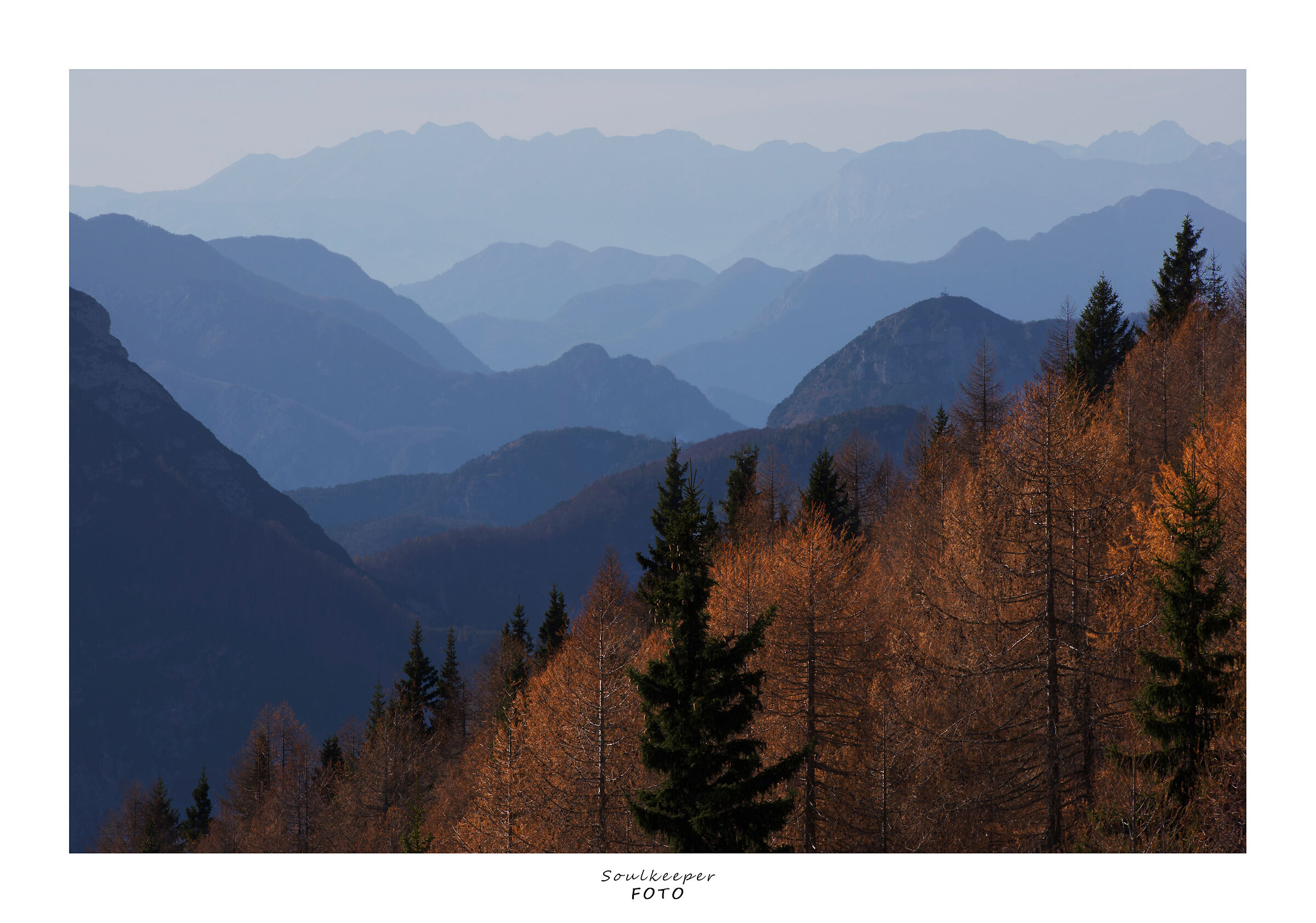 Val Dogna in autumn dress.