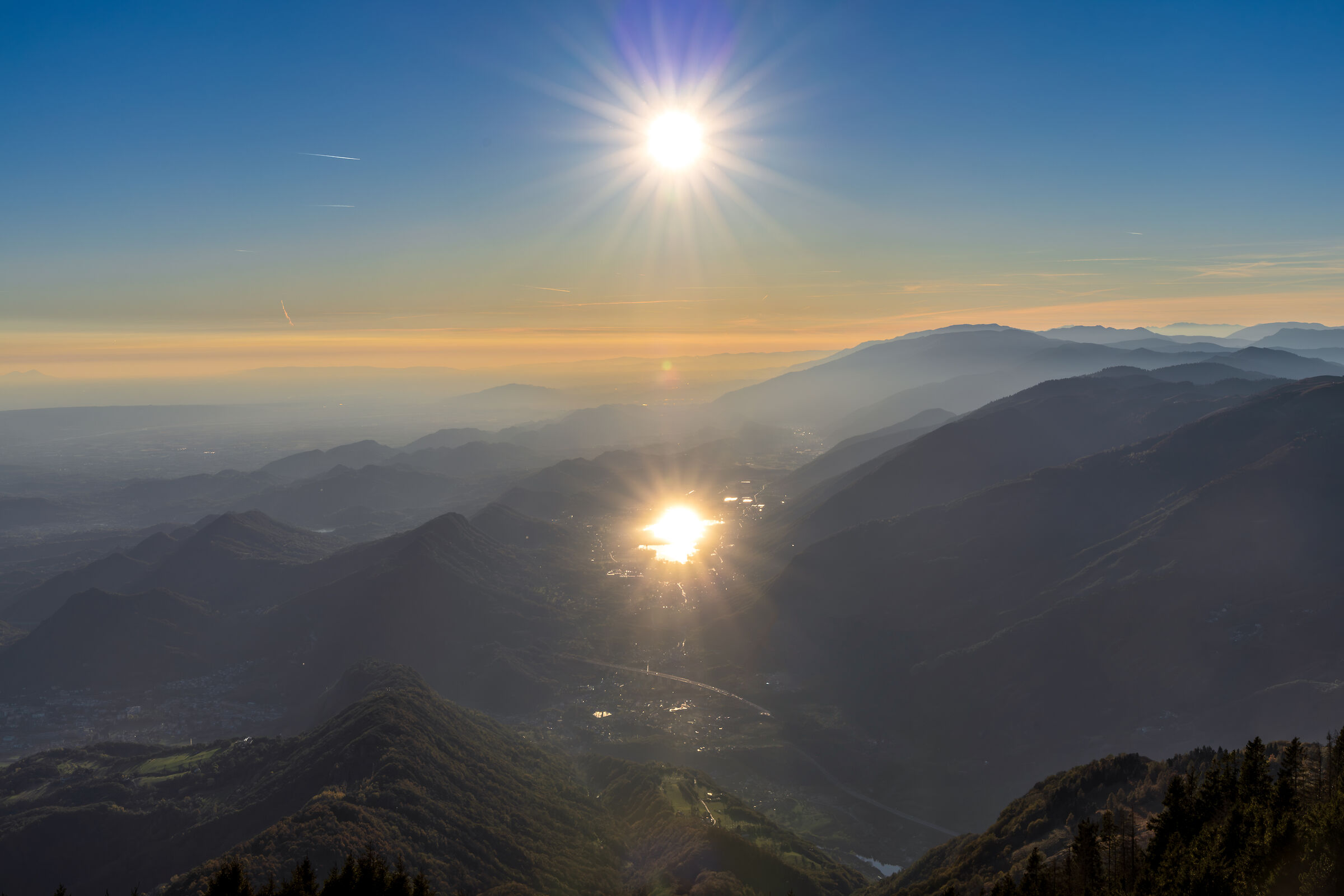 Sunset from Mount Pizzoc