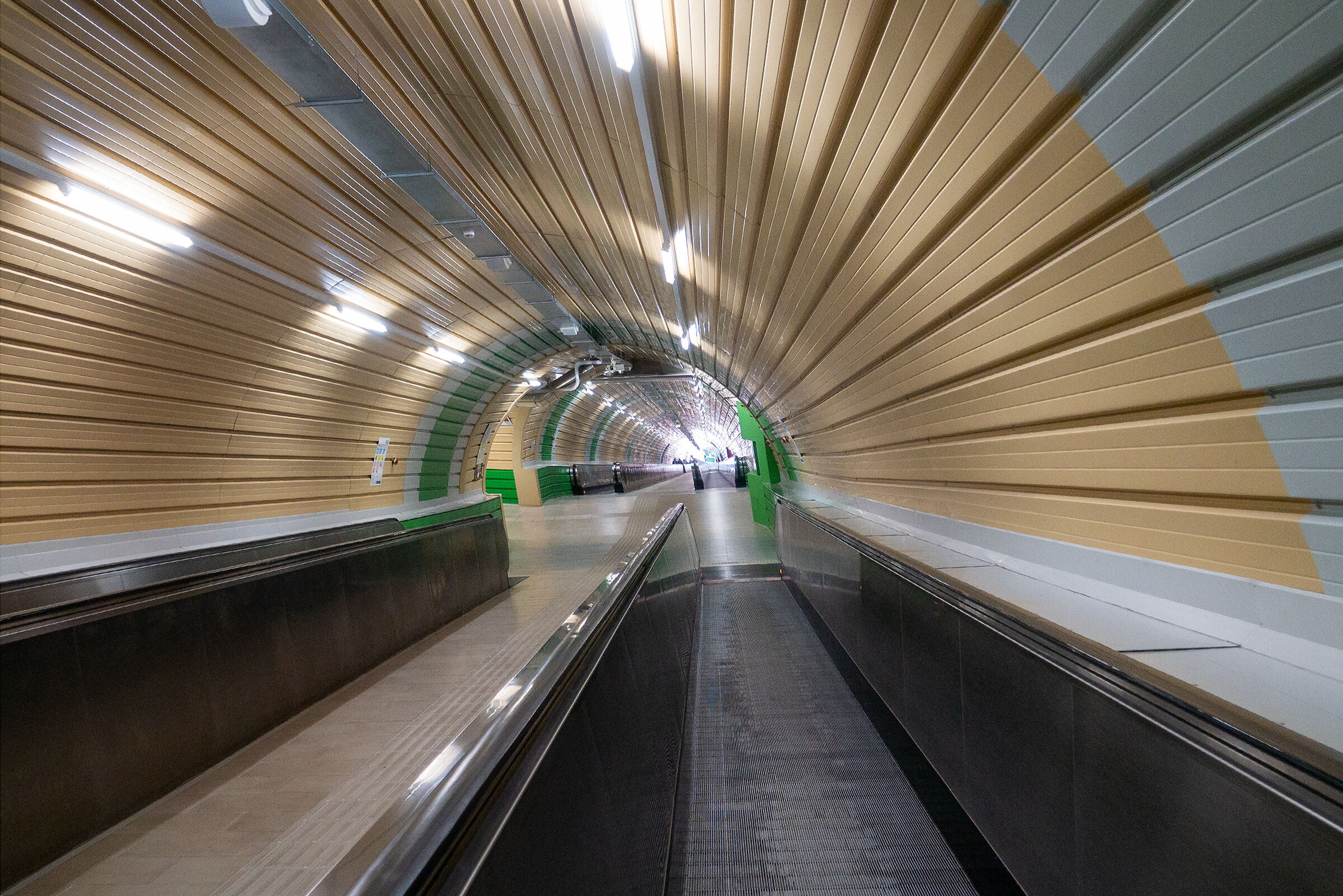 Spoleto - the escalators
