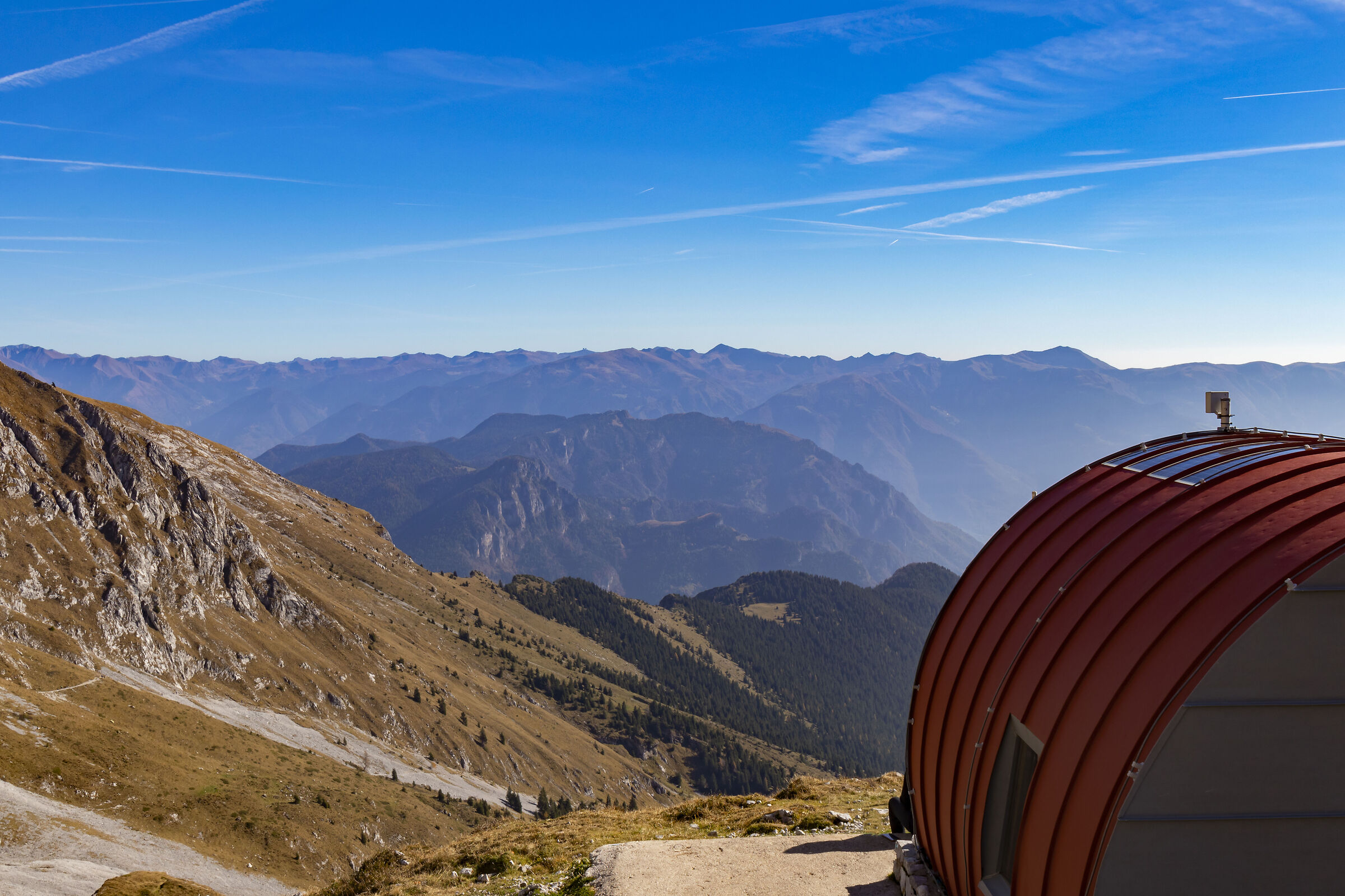 View from the bivouac Clusone (BG)