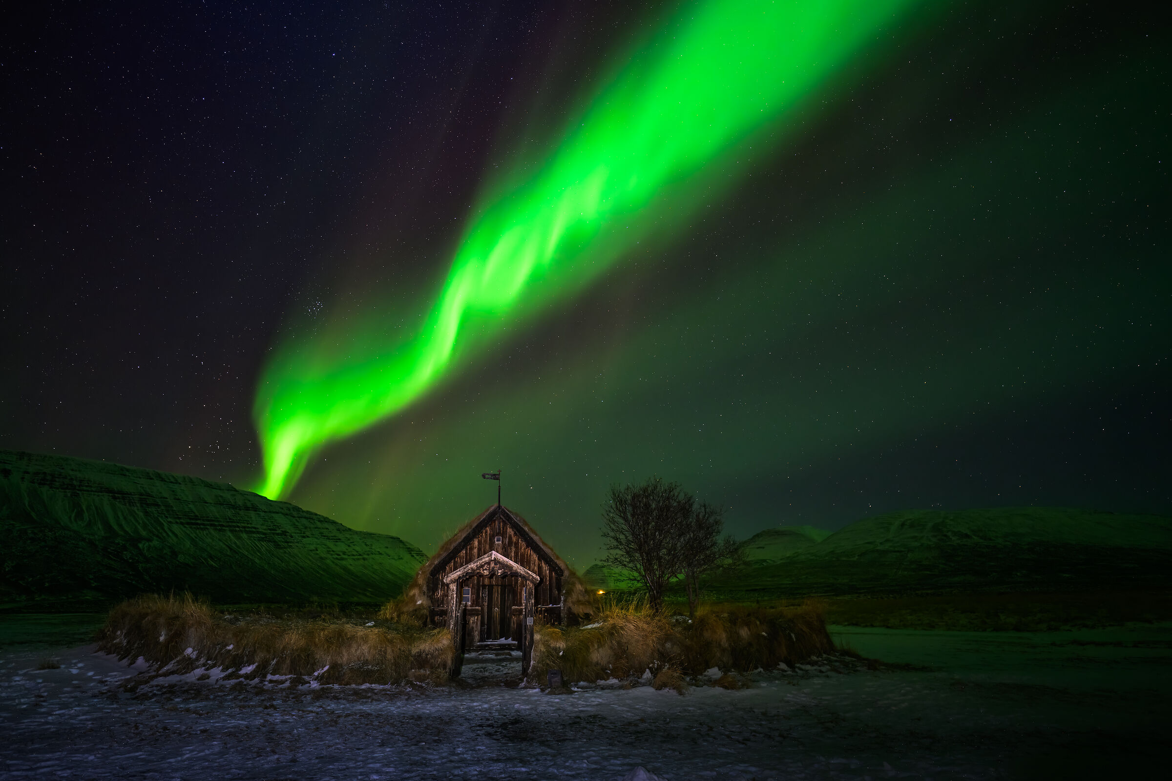 Grafarkirka Northern Light