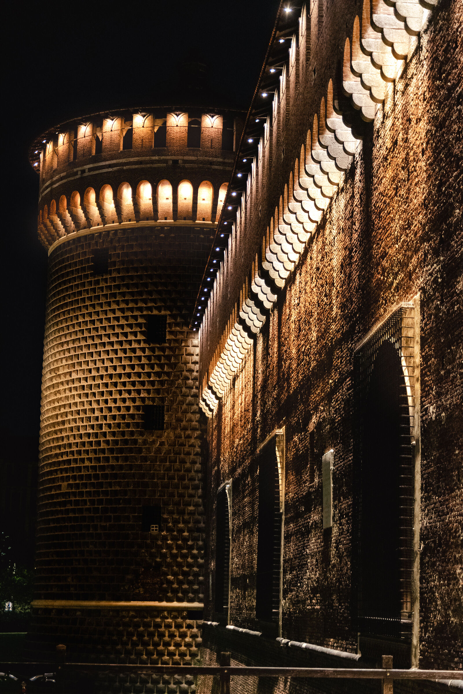 castello di notte