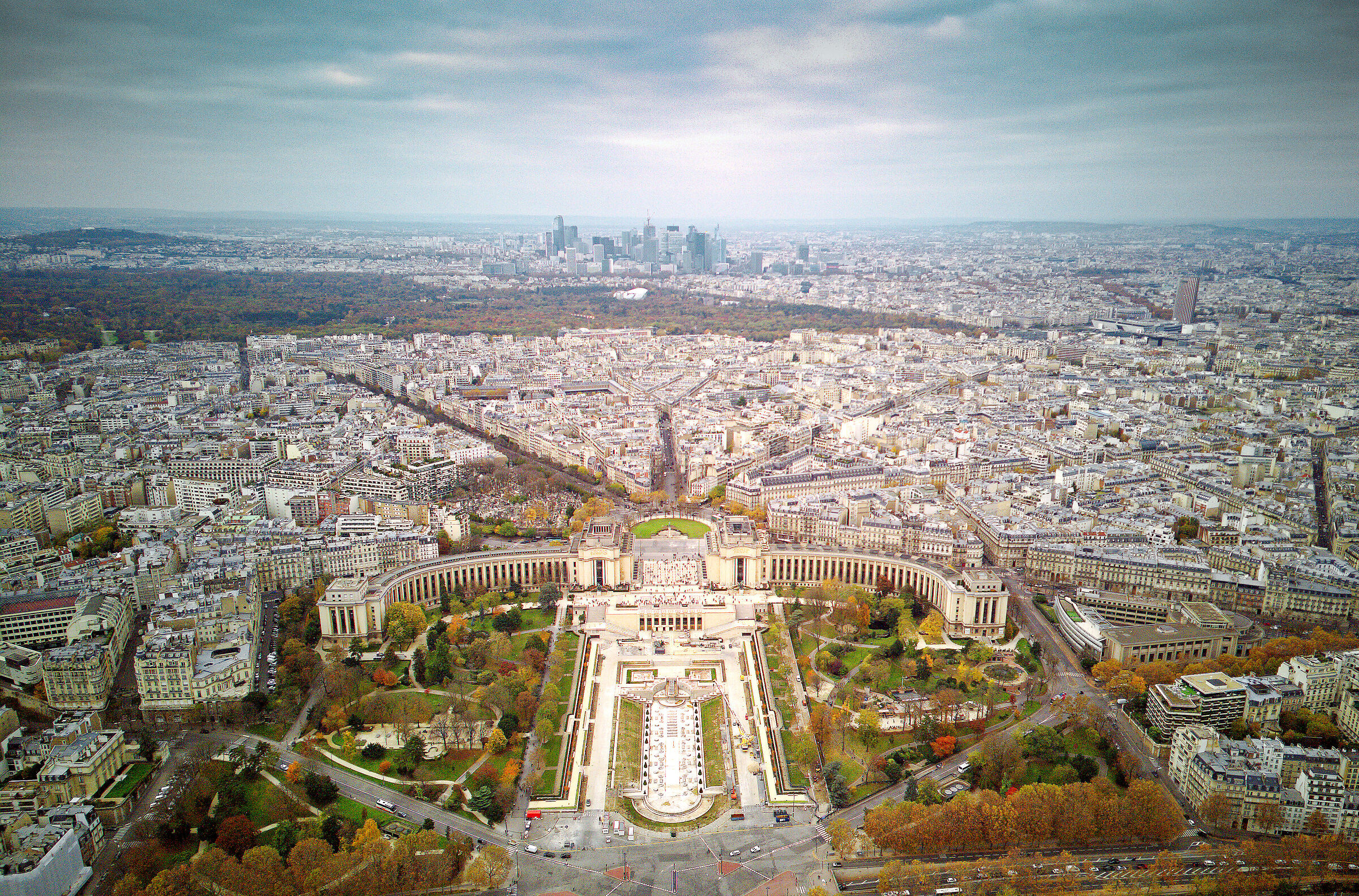 Paris from the top of the Eiffel Tower