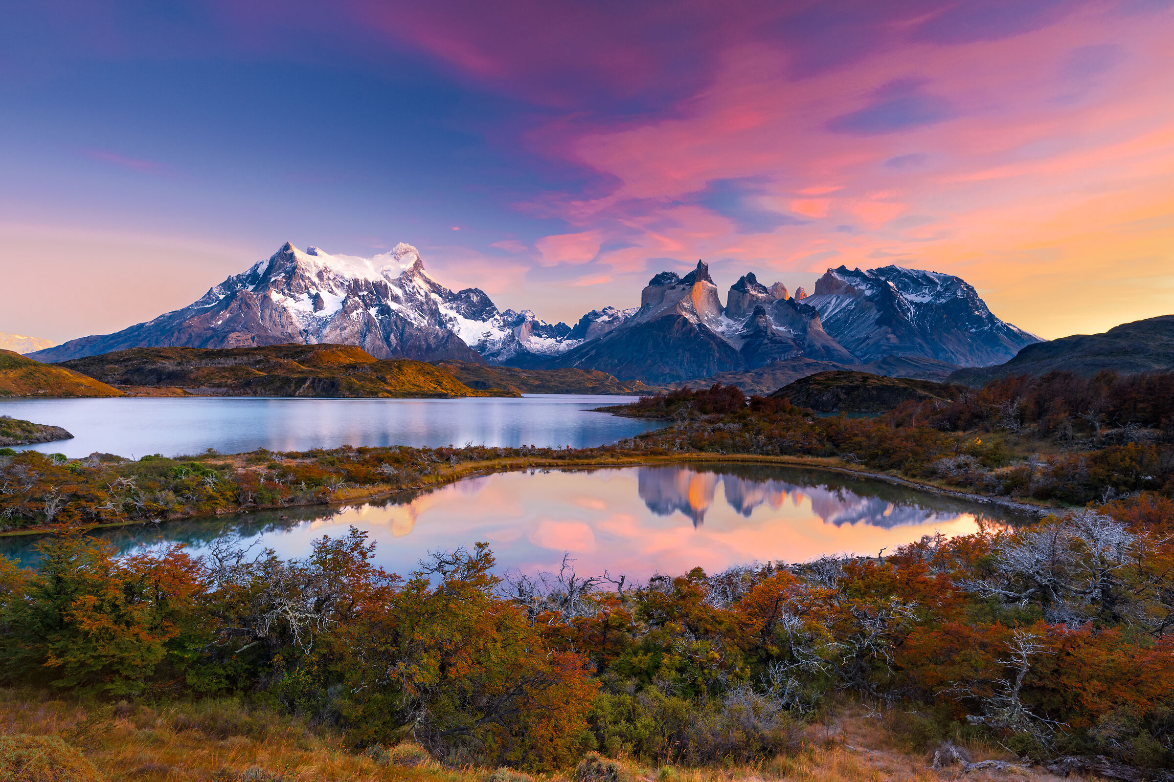 Sunrise in Torres del Paine