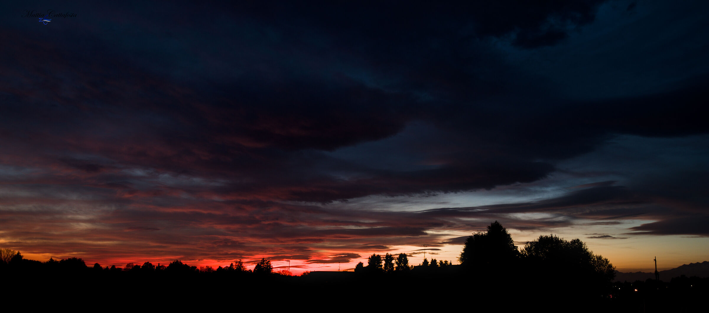 tramonto al volo