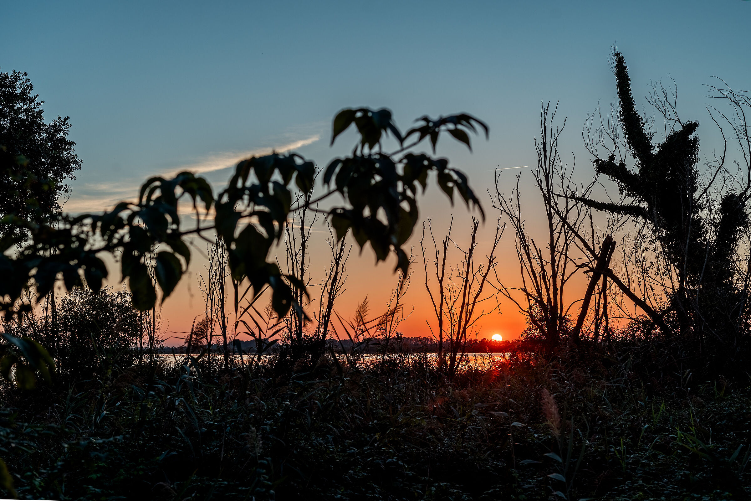 Tramonto a Rosolina mare