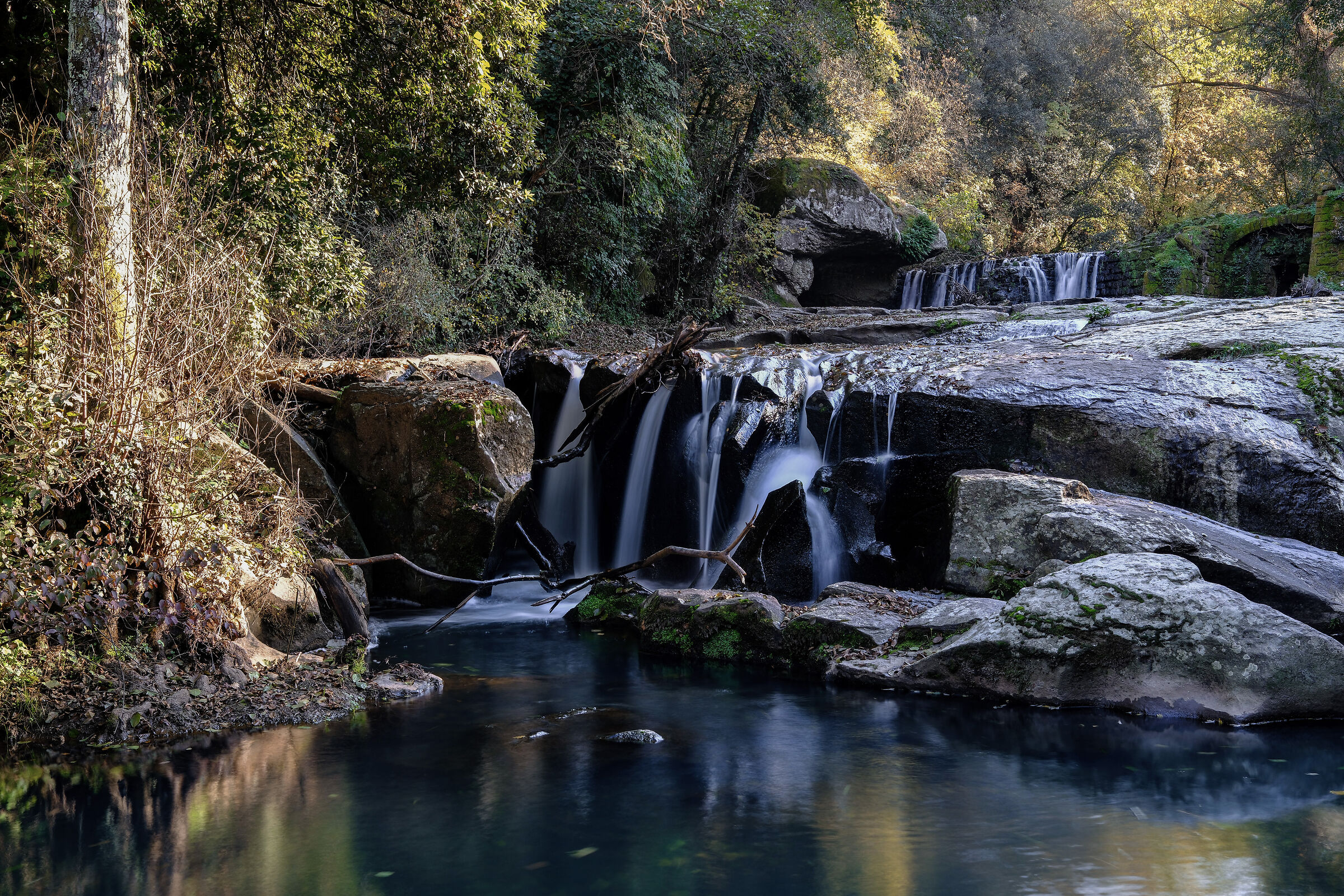 waterfalls of the Chia ditch