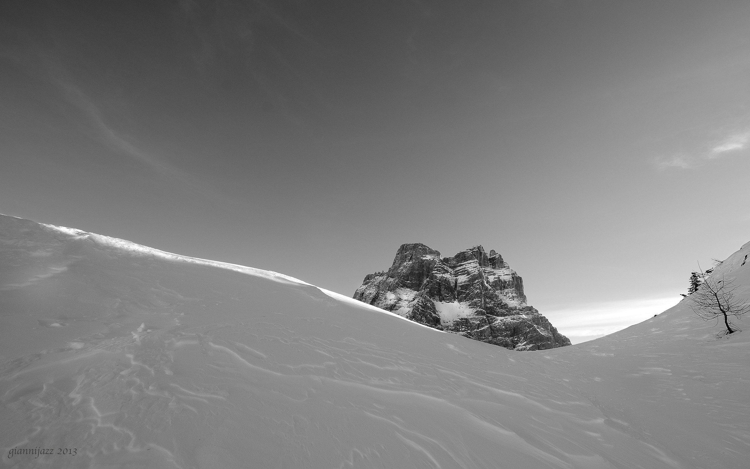 The slope of the shadow