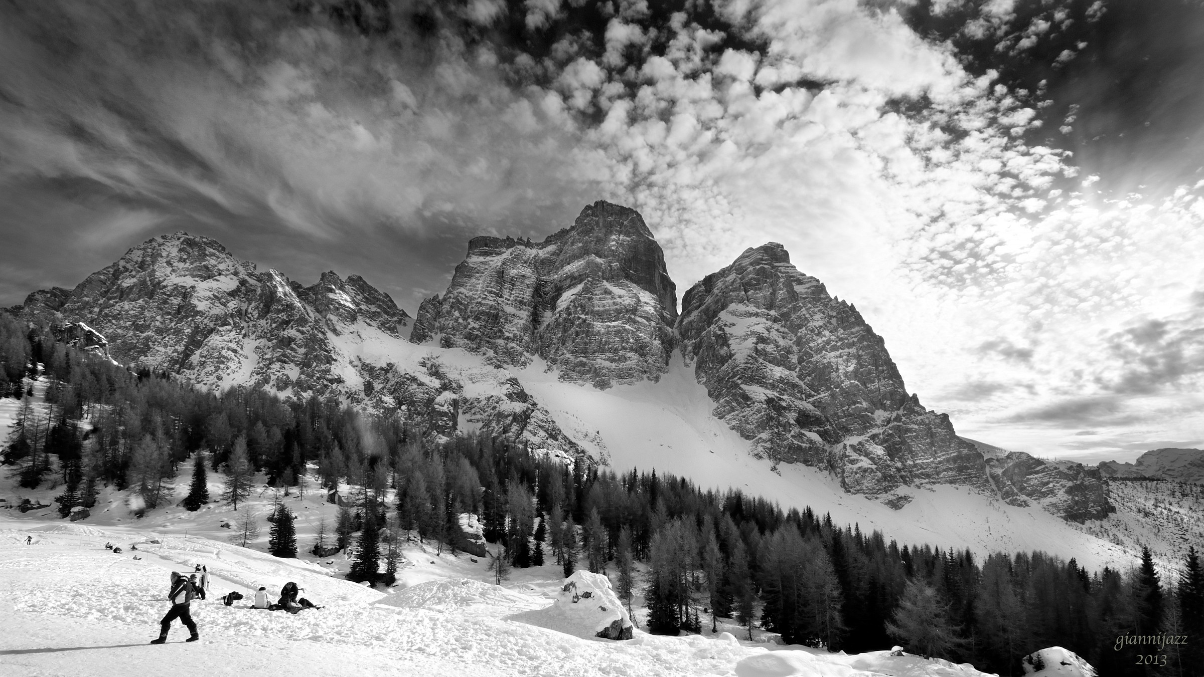 Pelmo, the Rifugio Fiume