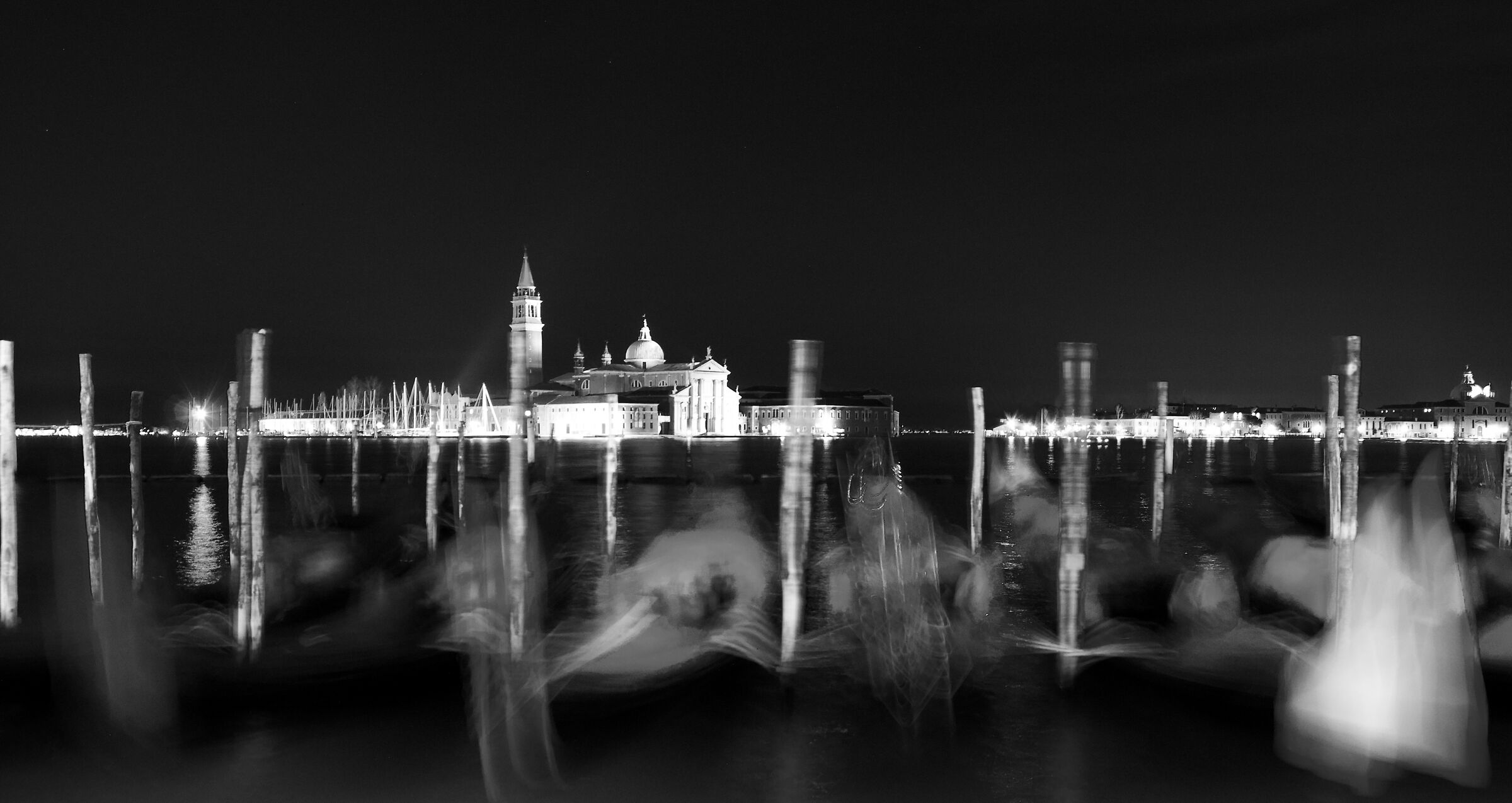 Venice in black and white