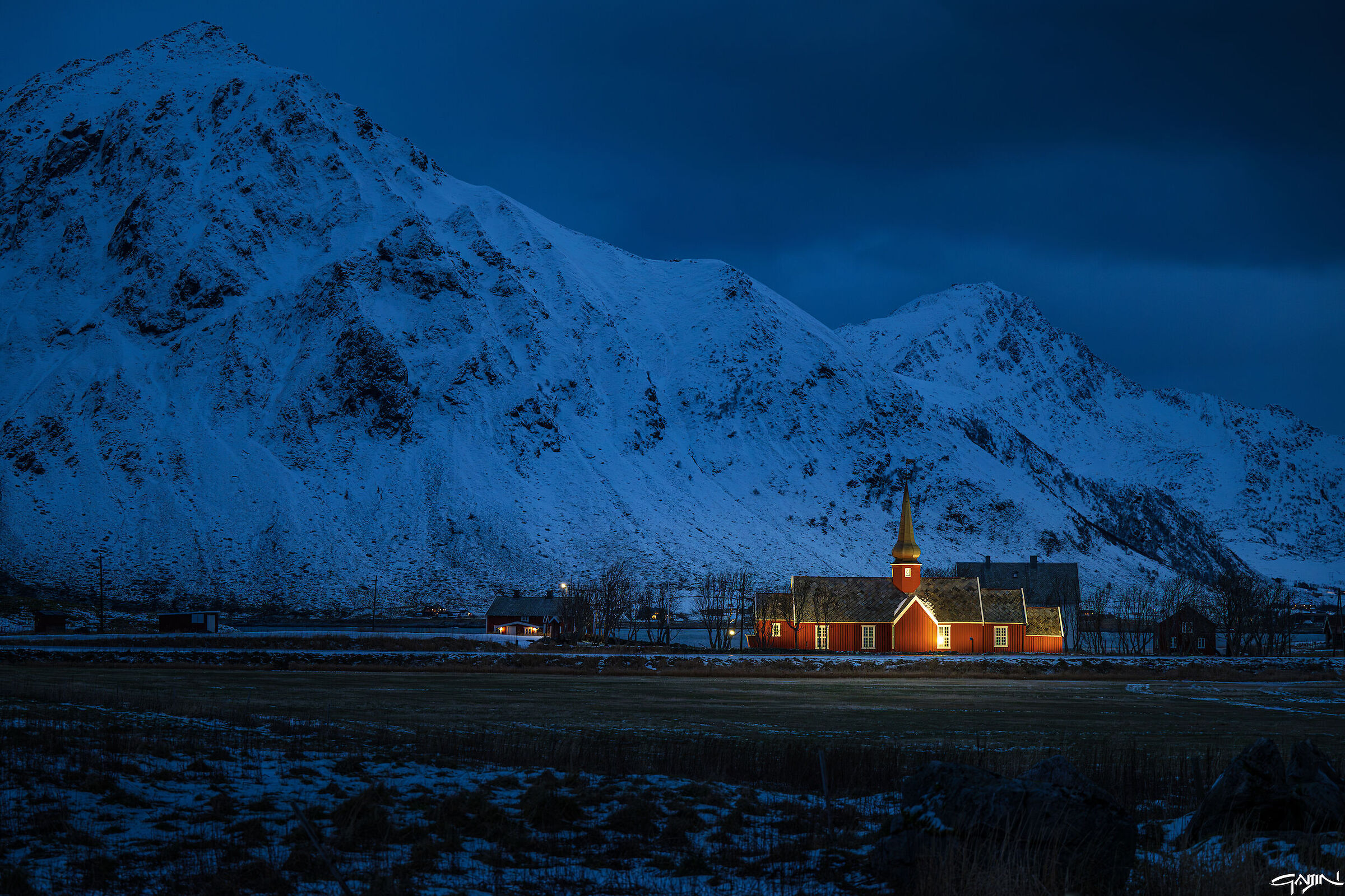 The Flakstad church