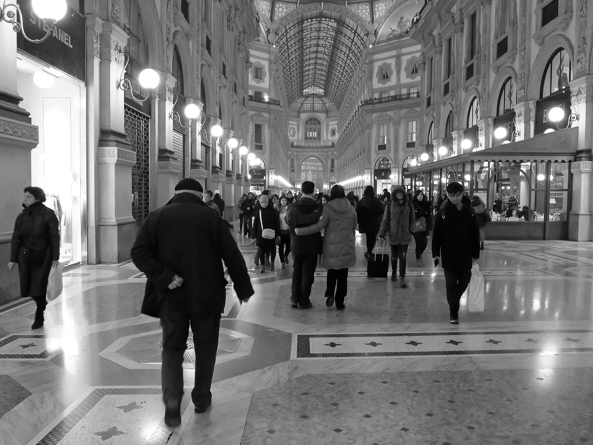 passeggiata in galleria