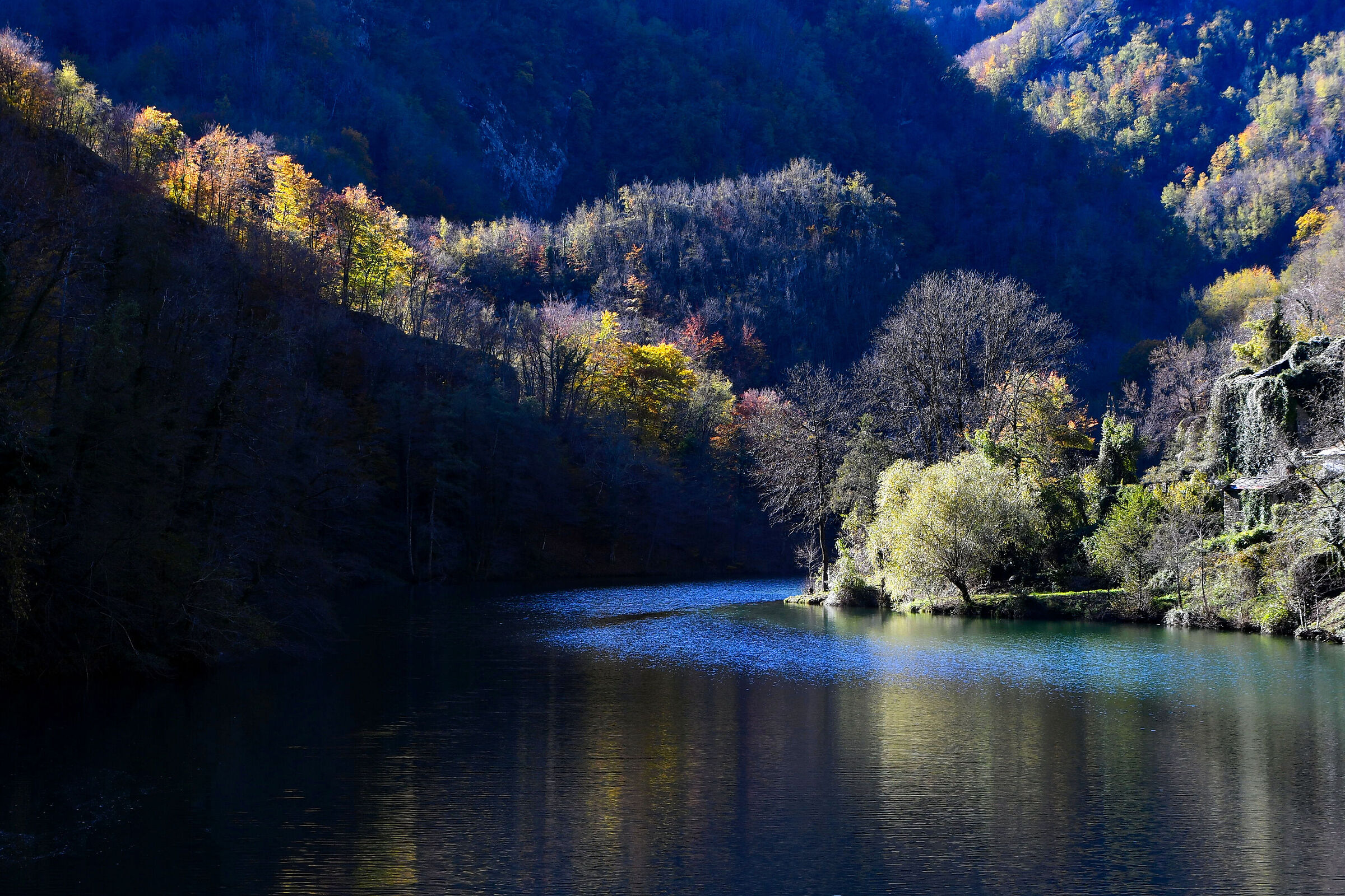 First rays of sunshine