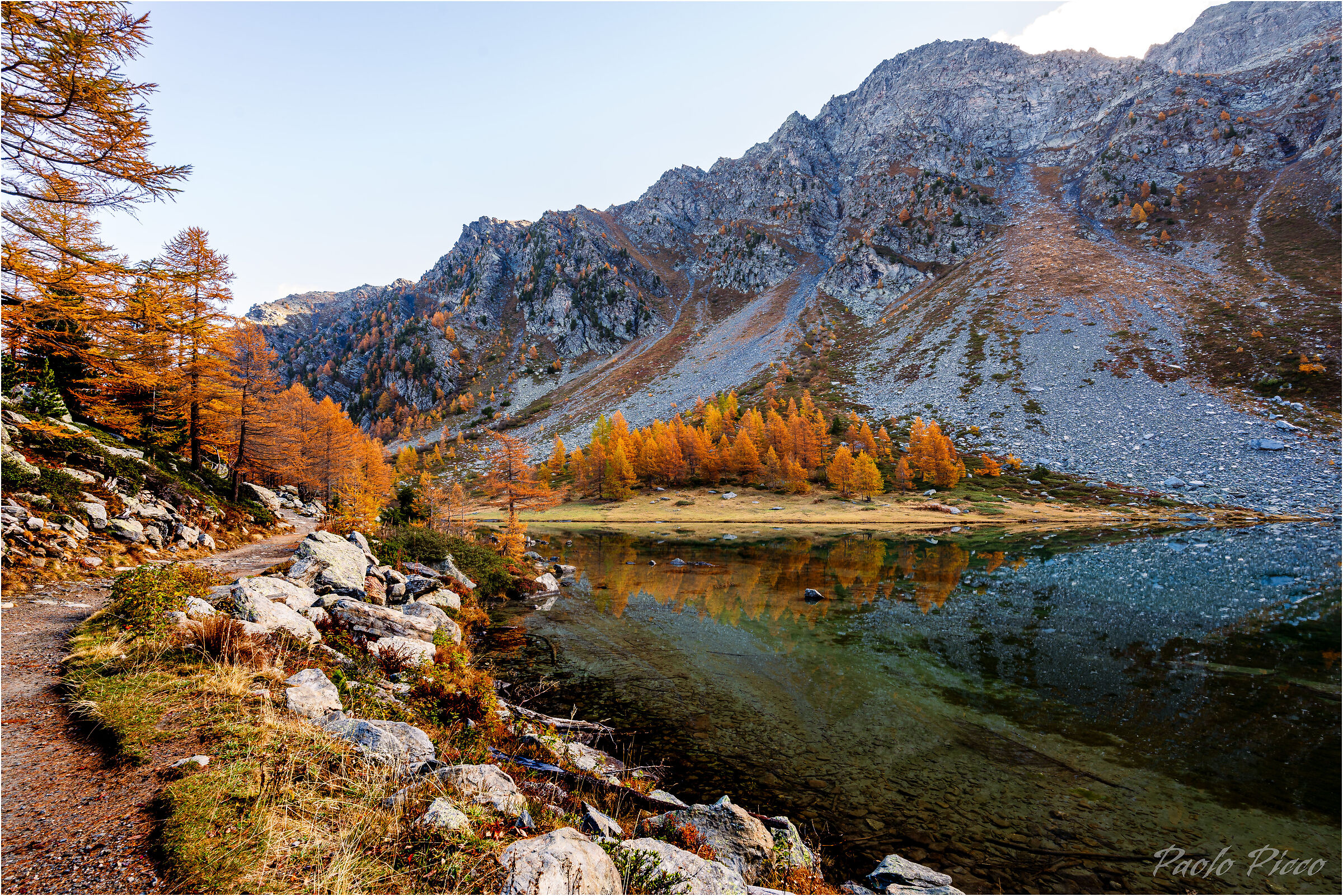 Lago d'Arpy ottobre 2024