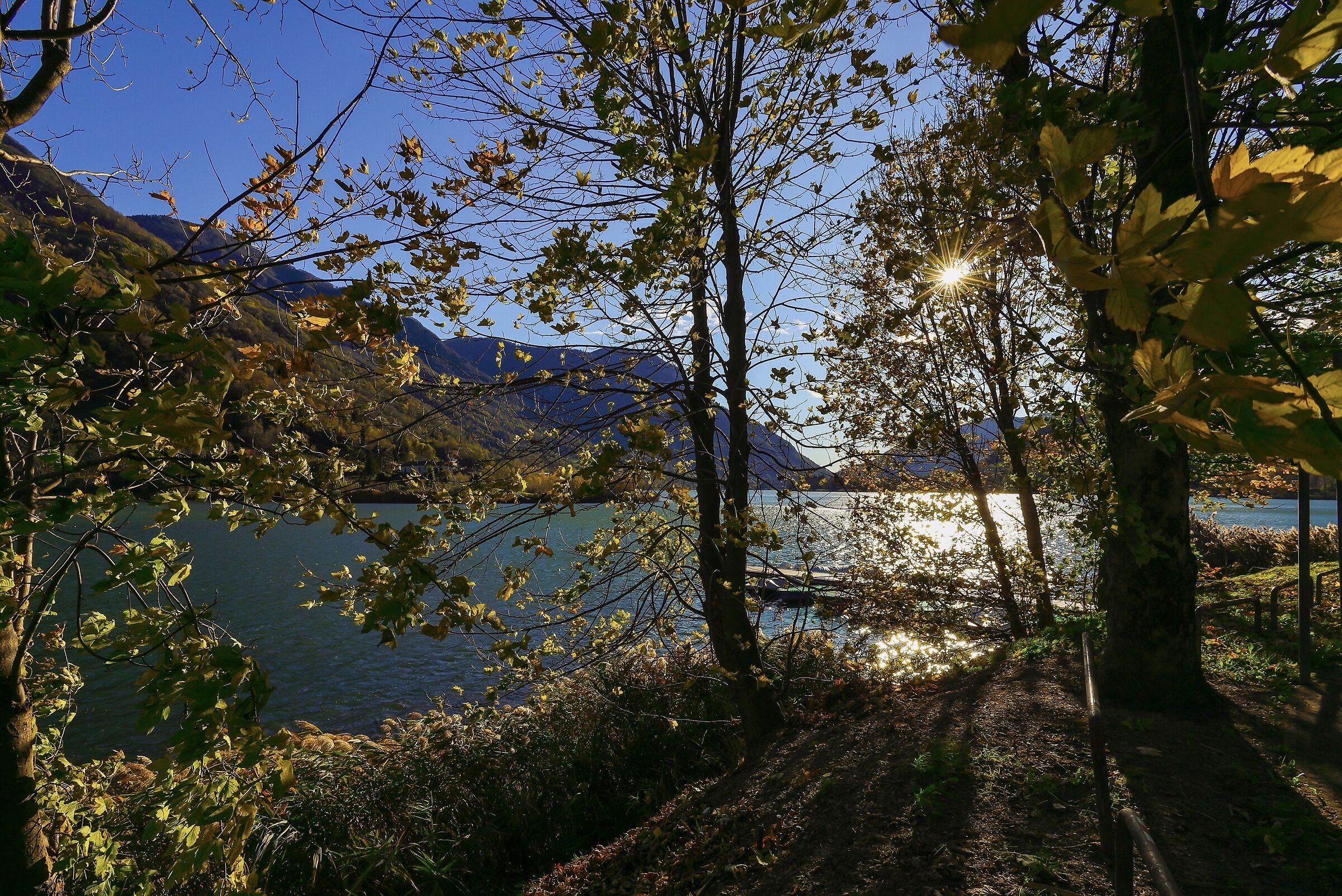 Lake Endine, urgent sunset