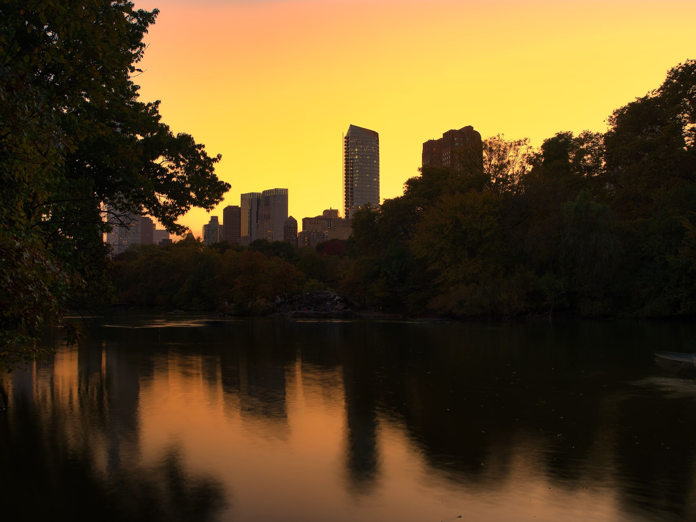 Tramonto a Central Park, NYC